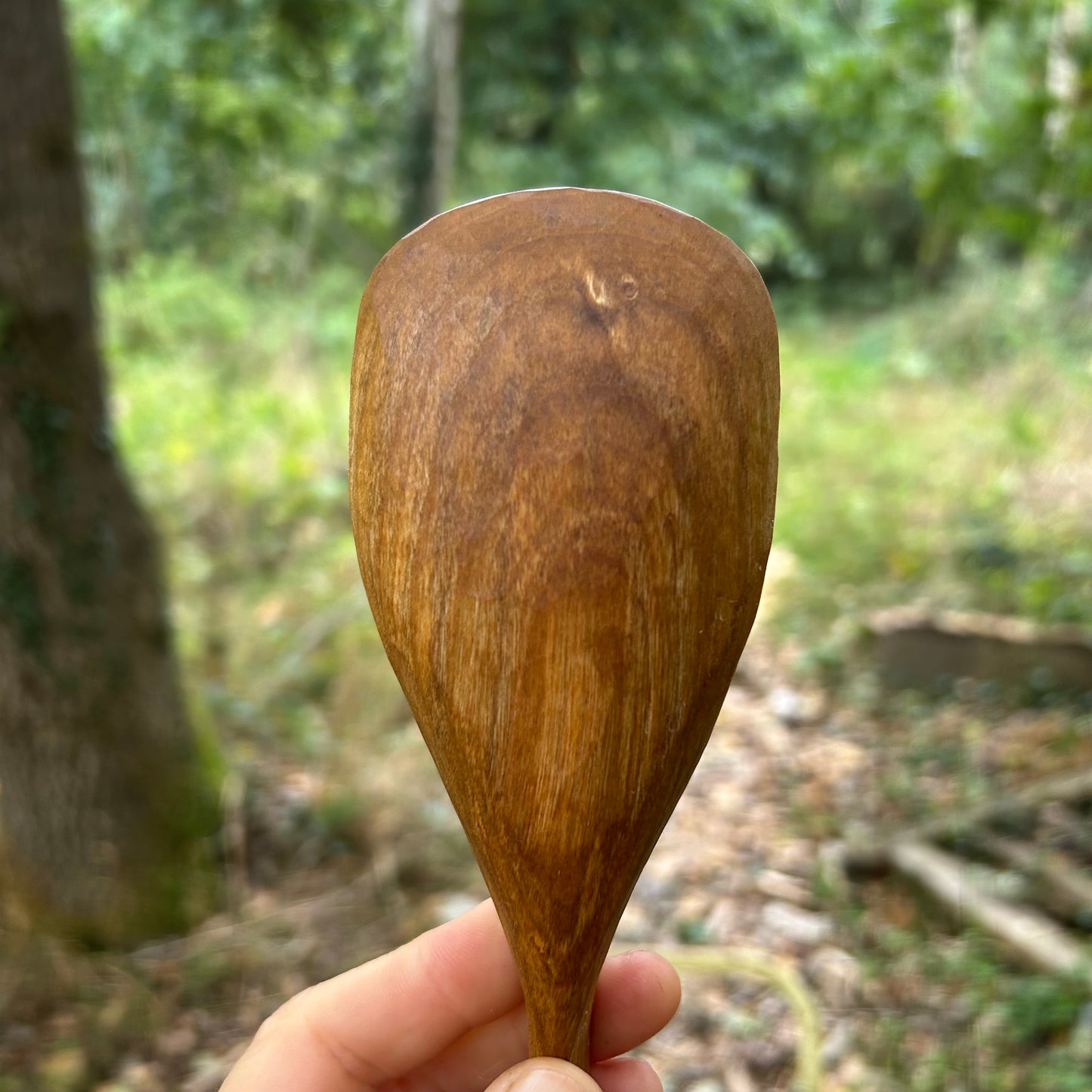 ~ Sharing ~ Serving Spoon ~ Cherry Wood