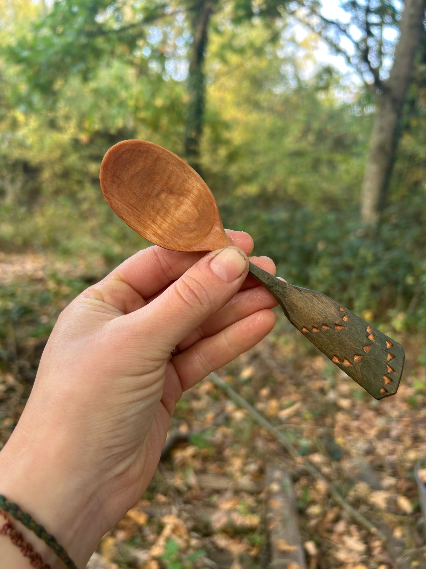 Zigzag ~ Lunchbox Spoon ~ Alder