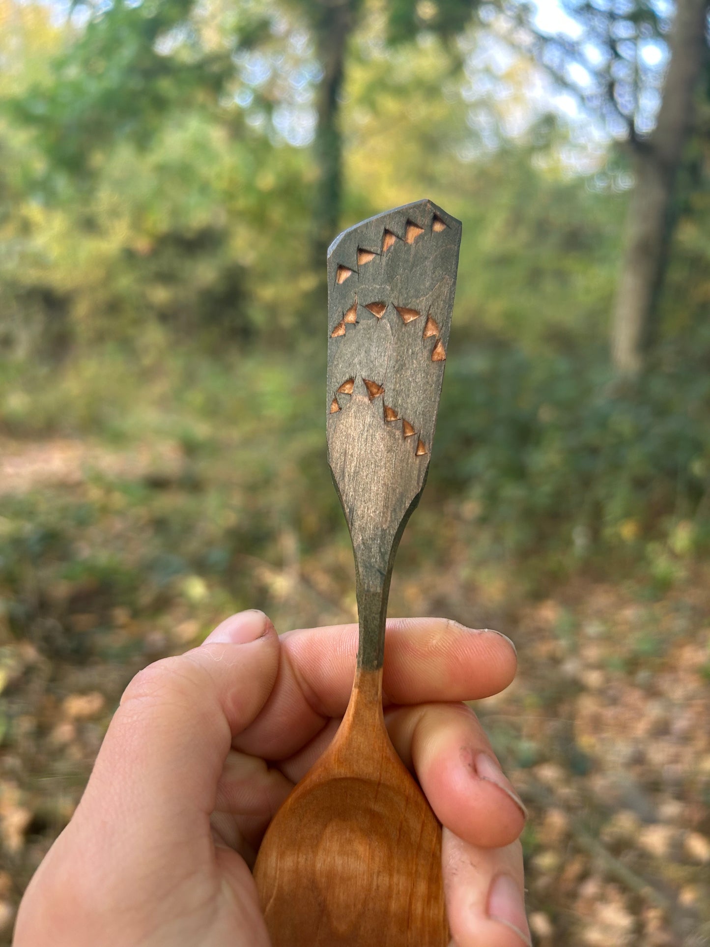 Zigzag ~ Lunchbox Spoon ~ Alder