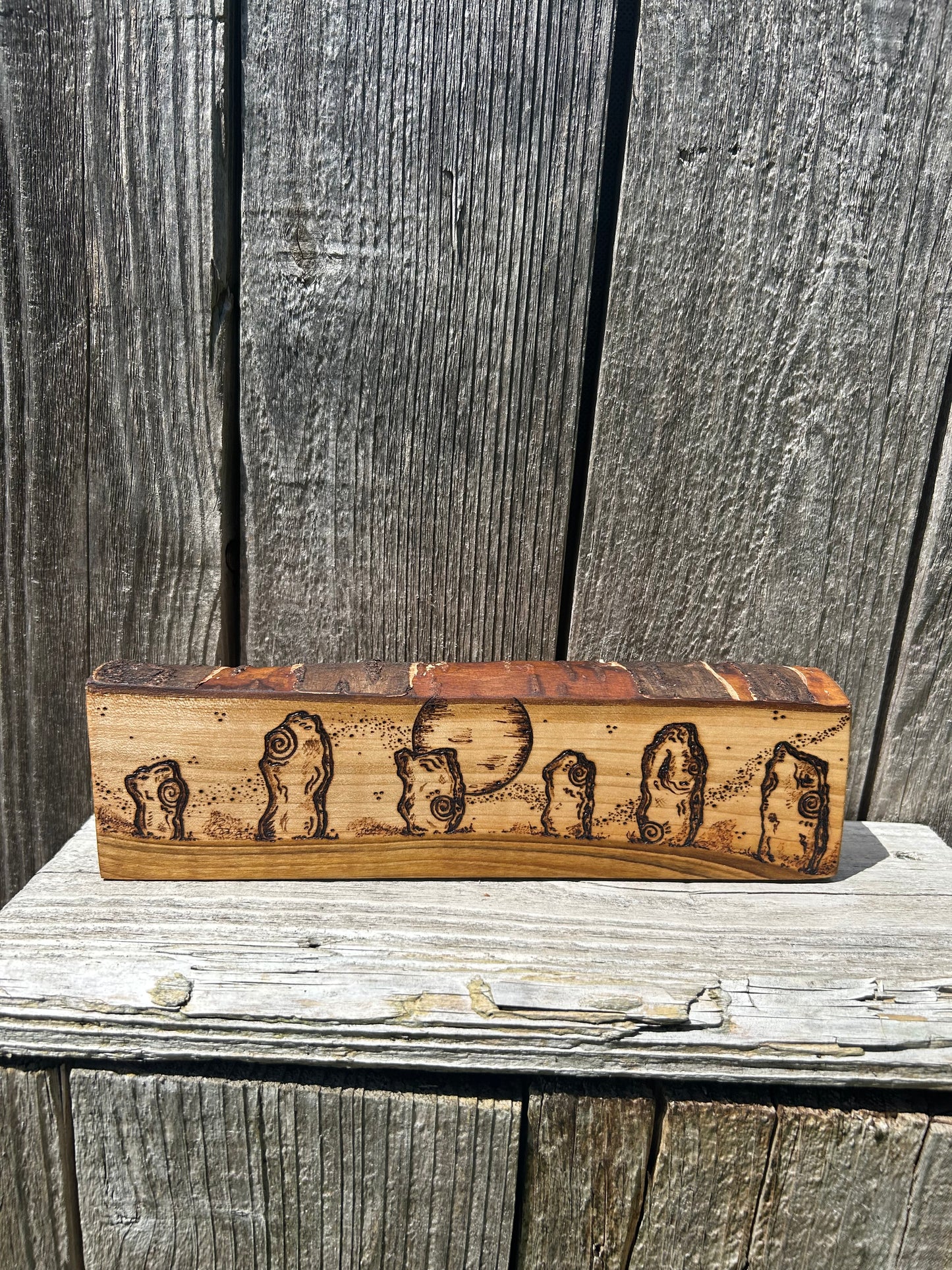 Avebury Standing Stones ~ Pyrography Wall Art