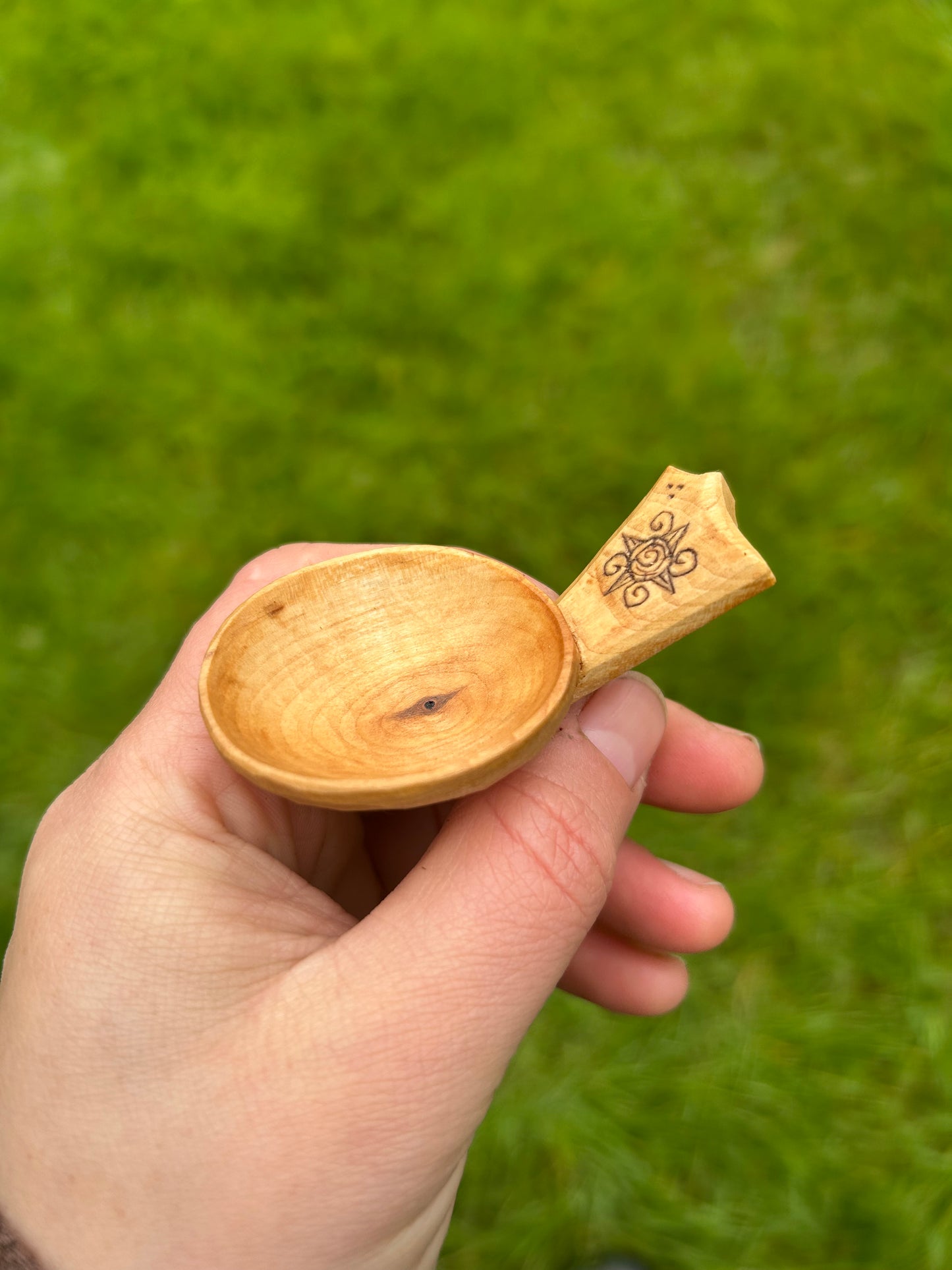 Moon and Sun ~ Set of Two Caddy Spoons