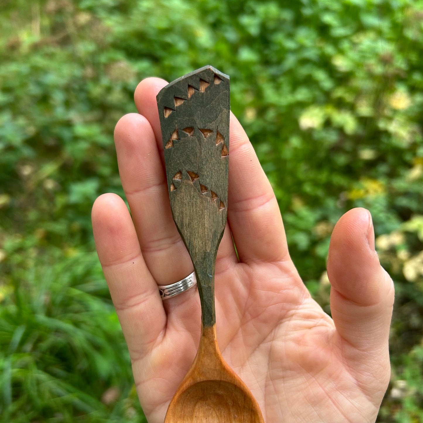 Zigzag ~ Lunchbox Spoon ~ Alder
