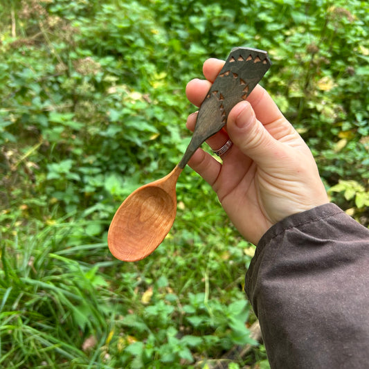 Zigzag ~ Lunchbox Spoon ~ Alder