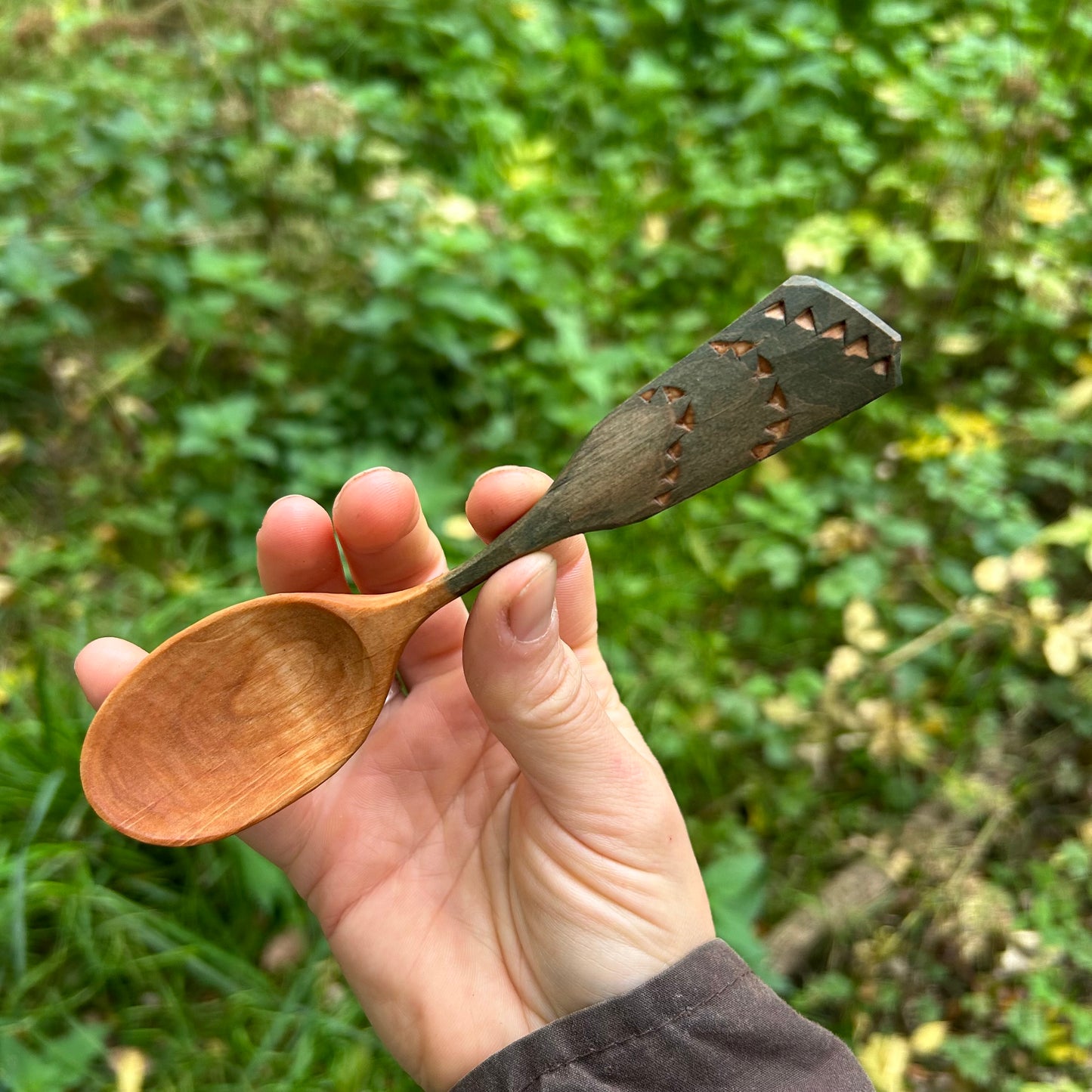 Zigzag ~ Lunchbox Spoon ~ Alder