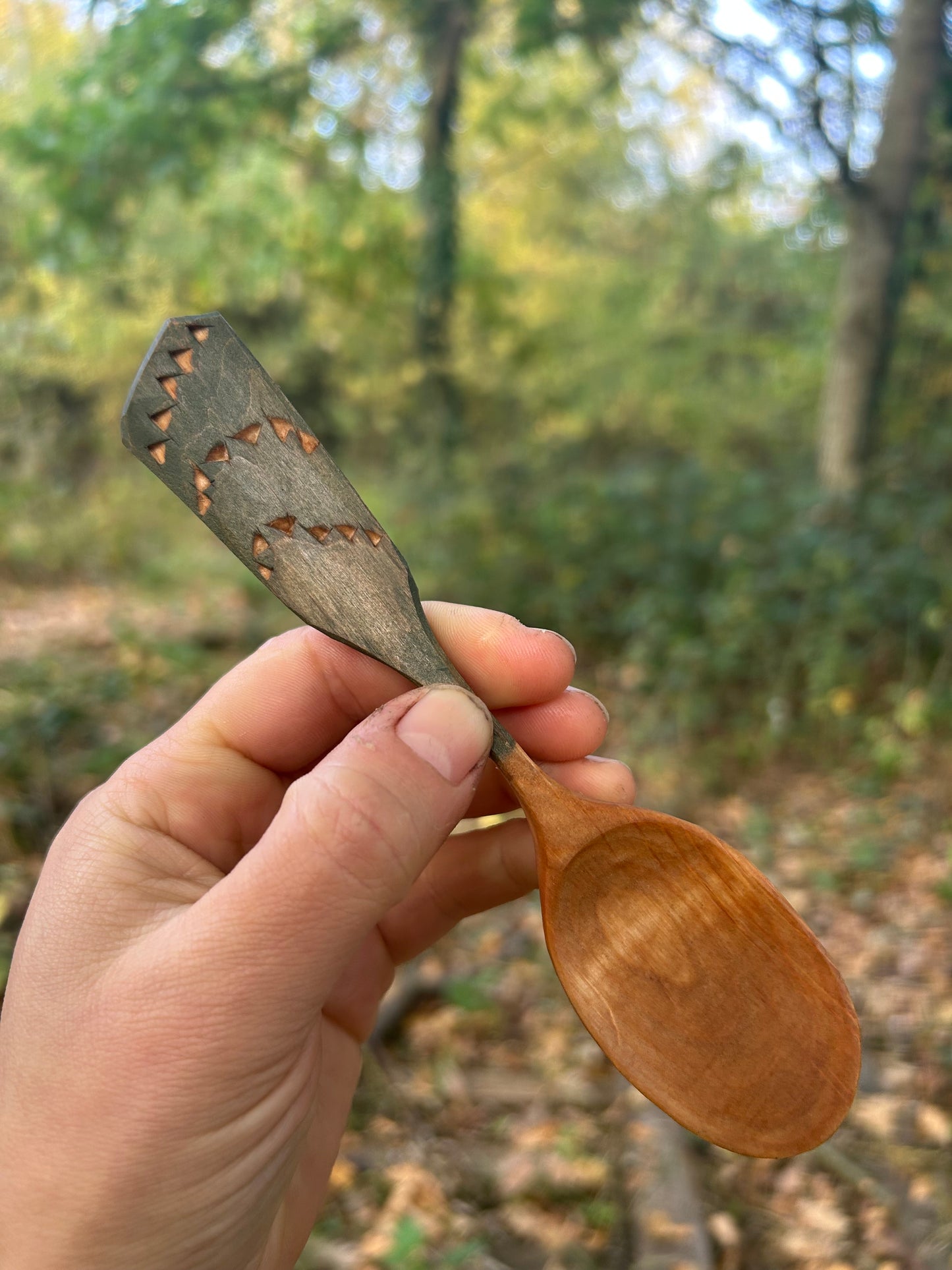 Zigzag ~ Lunchbox Spoon ~ Alder