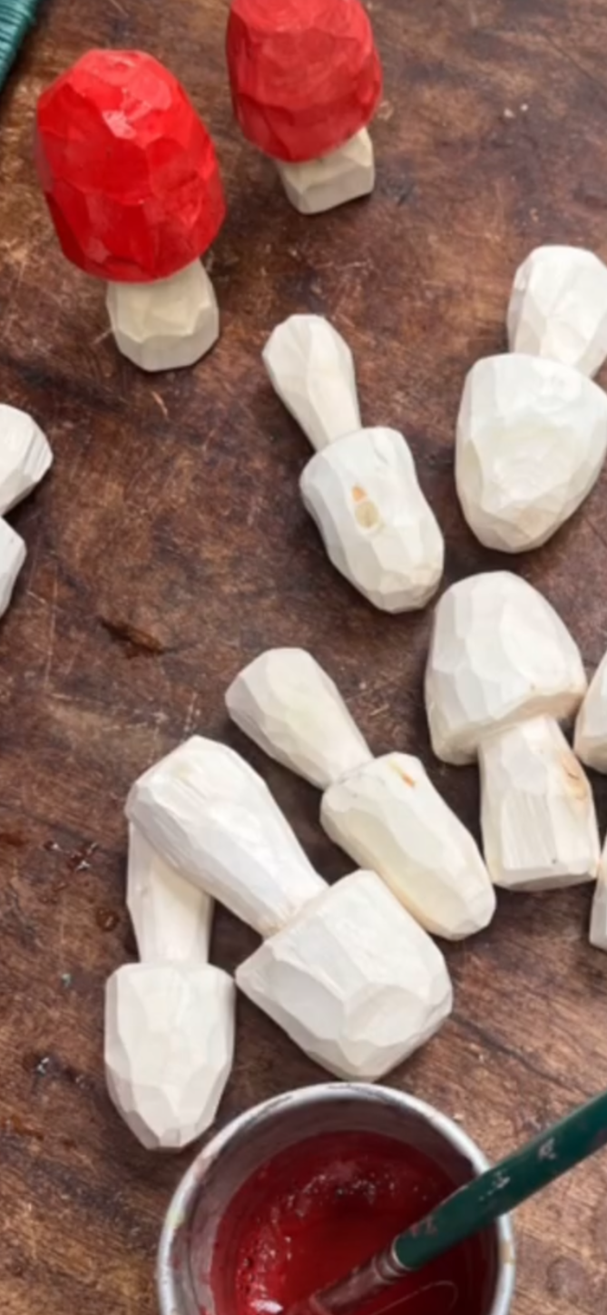 Mini Mushroom Woodcarving Sessions