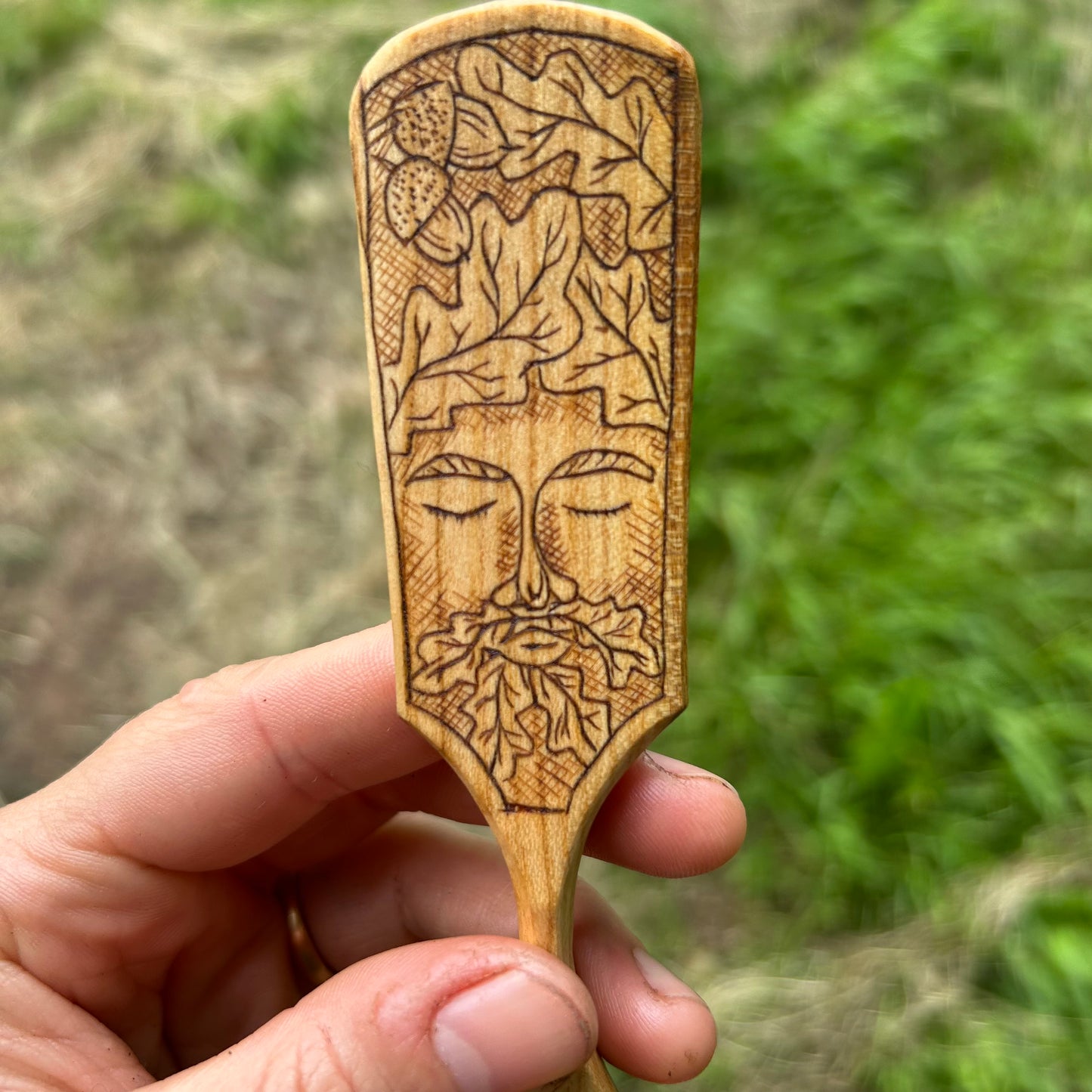 A Sleepy Woodland Sprite ~ Cherry Wood ~ Eating Spoon