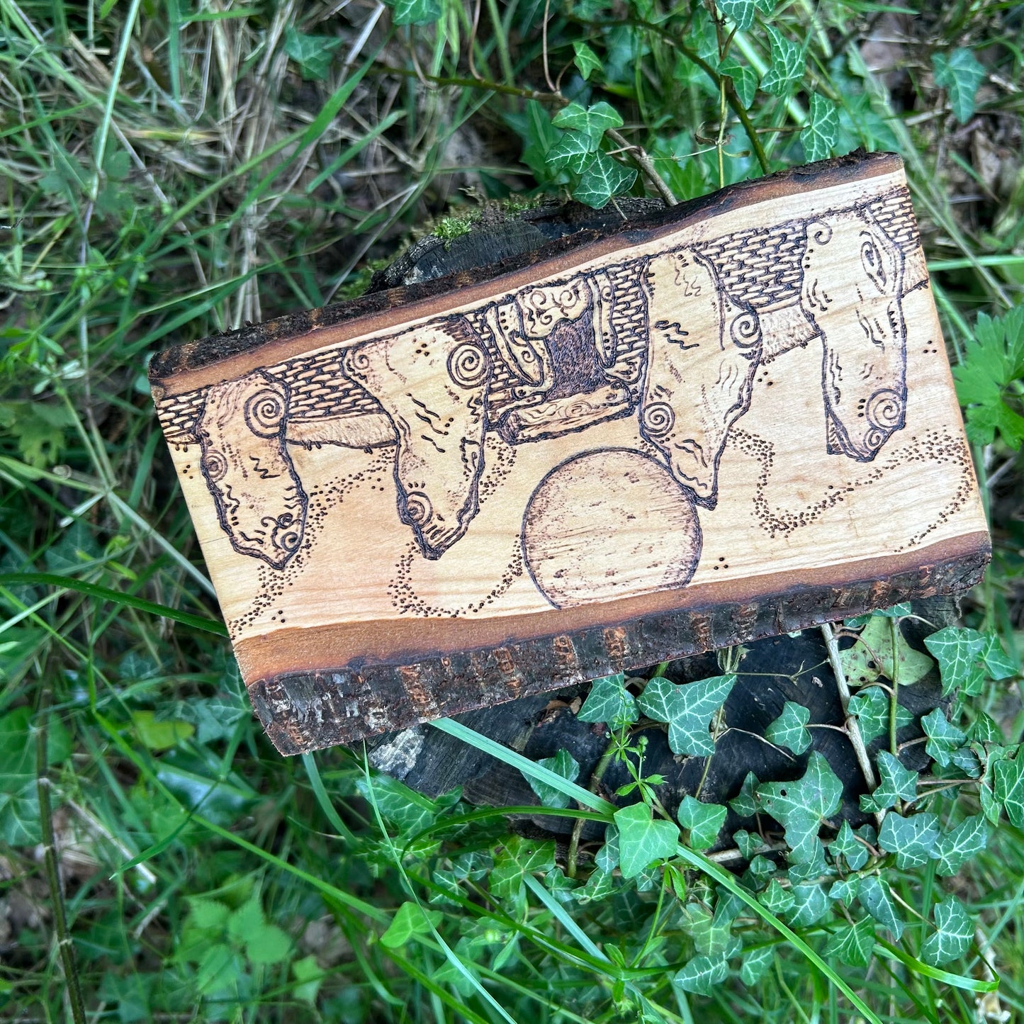 Wayland’s Smithy ~ Pyrography Wall Art