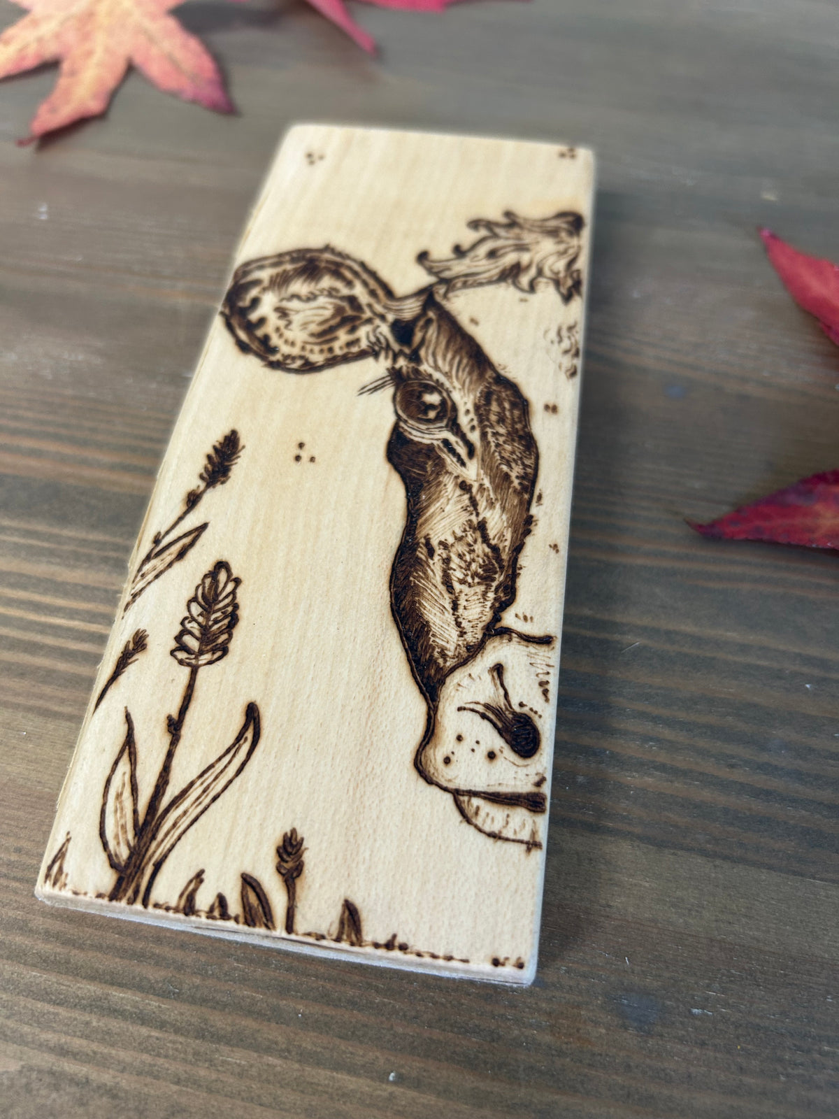 Dairy Cow ~ Mini Pyrography Artwork