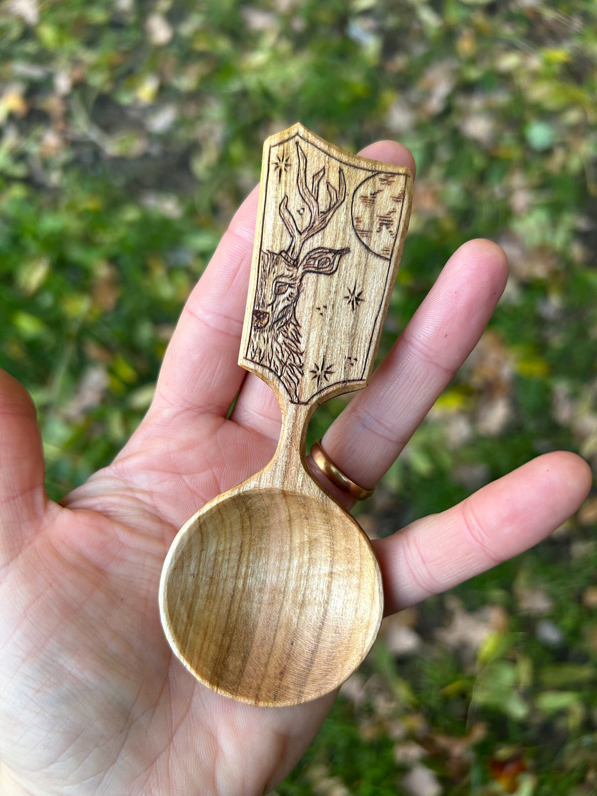 The Great Stag ~ Scoop ~ Cherry Wood