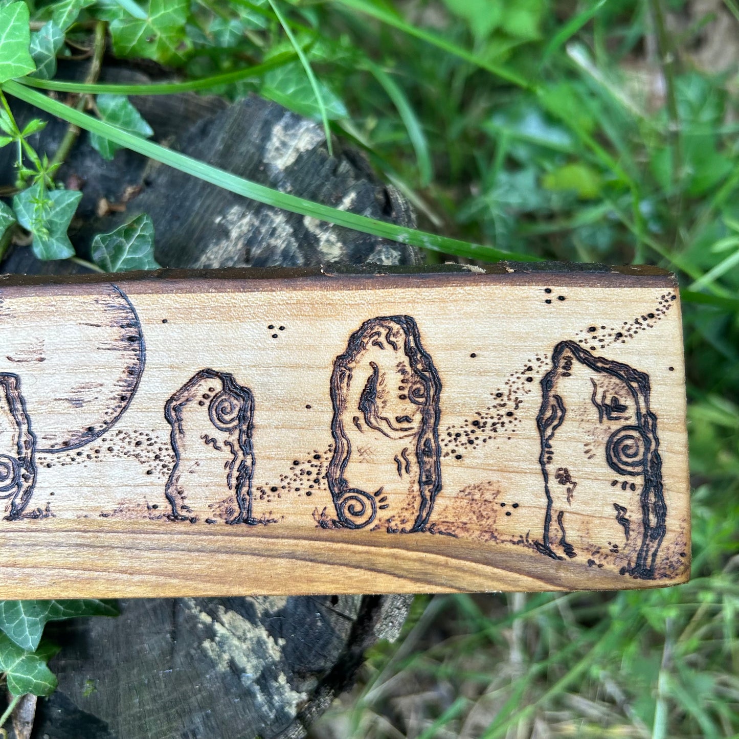 Avebury Standing Stones ~ Pyrography Wall Art