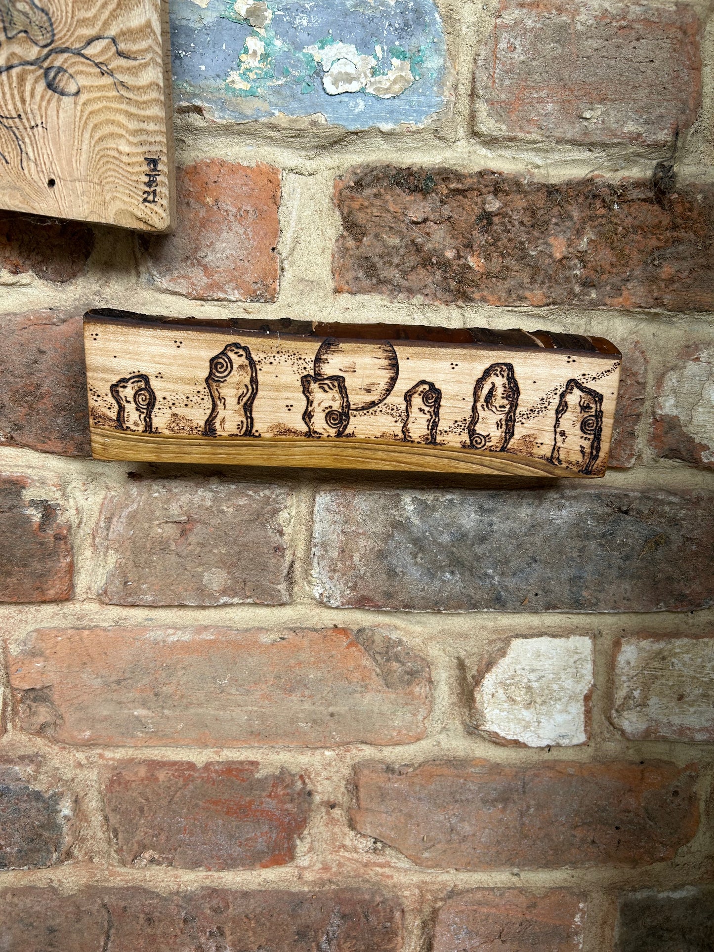 Avebury Standing Stones ~ Pyrography Wall Art