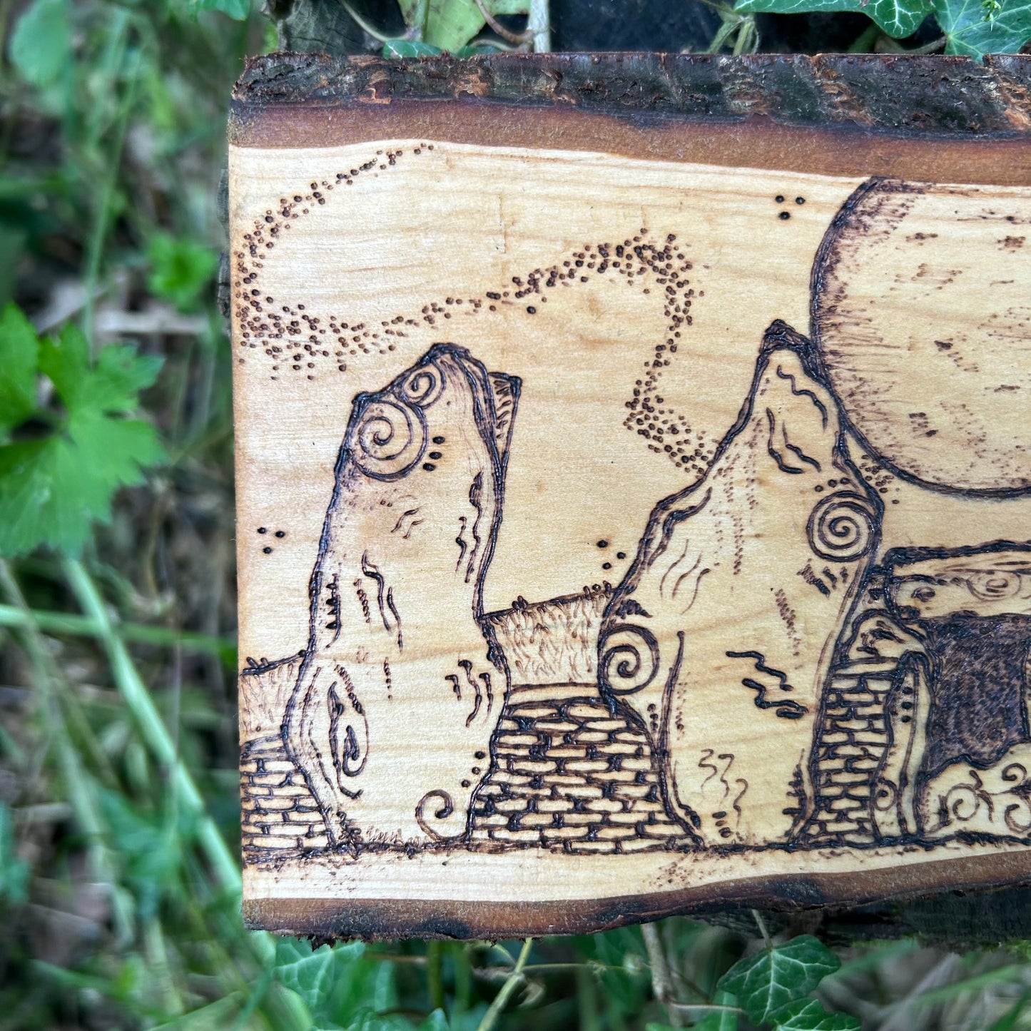 Wayland’s Smithy ~ Pyrography Wall Art