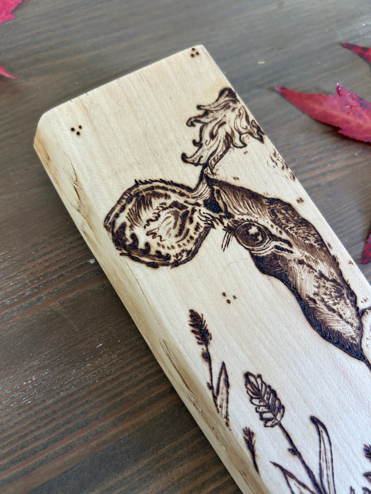 Dairy Cow ~ Mini Pyrography Artwork