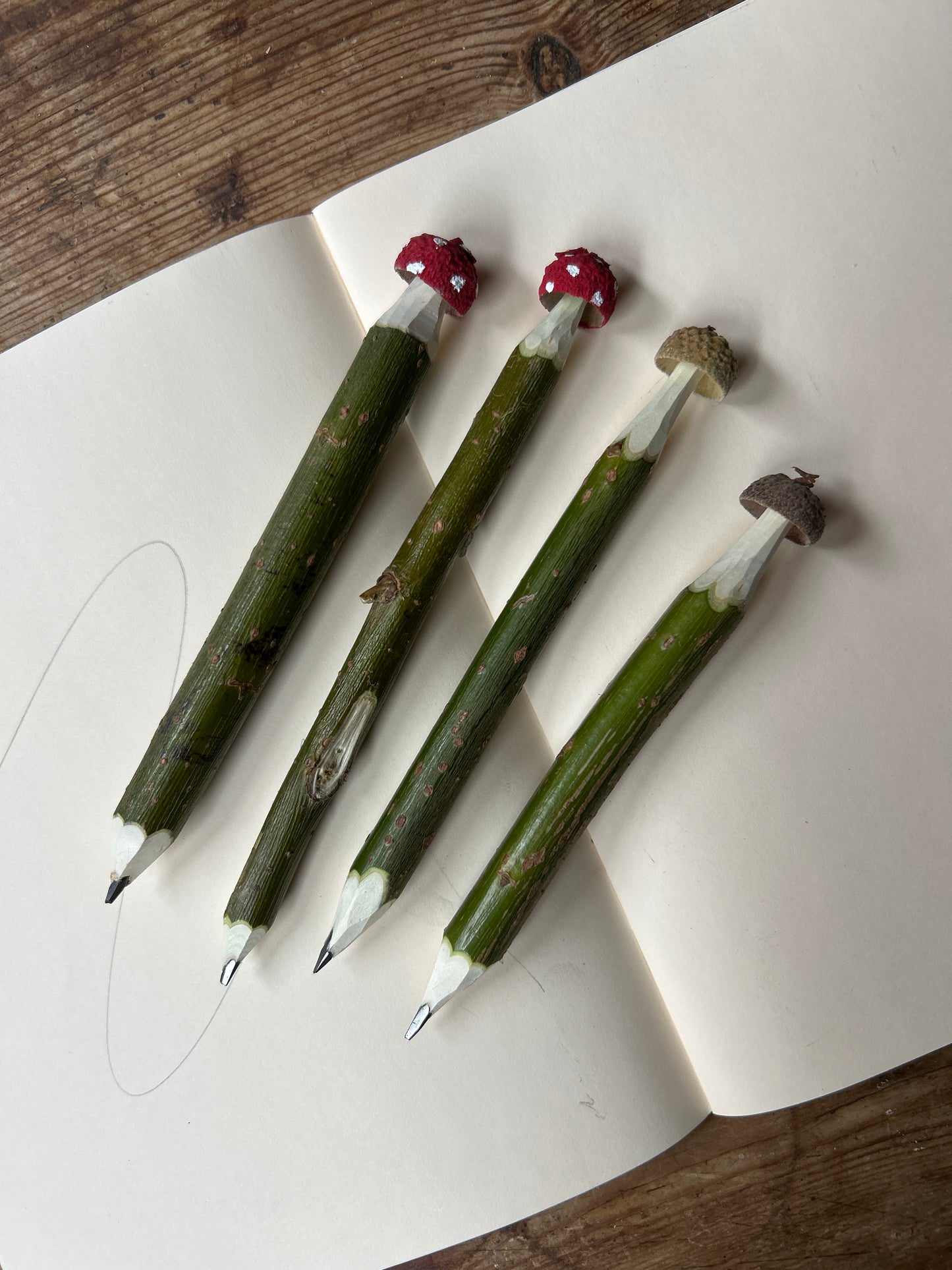 Magic Toadstool Pencils