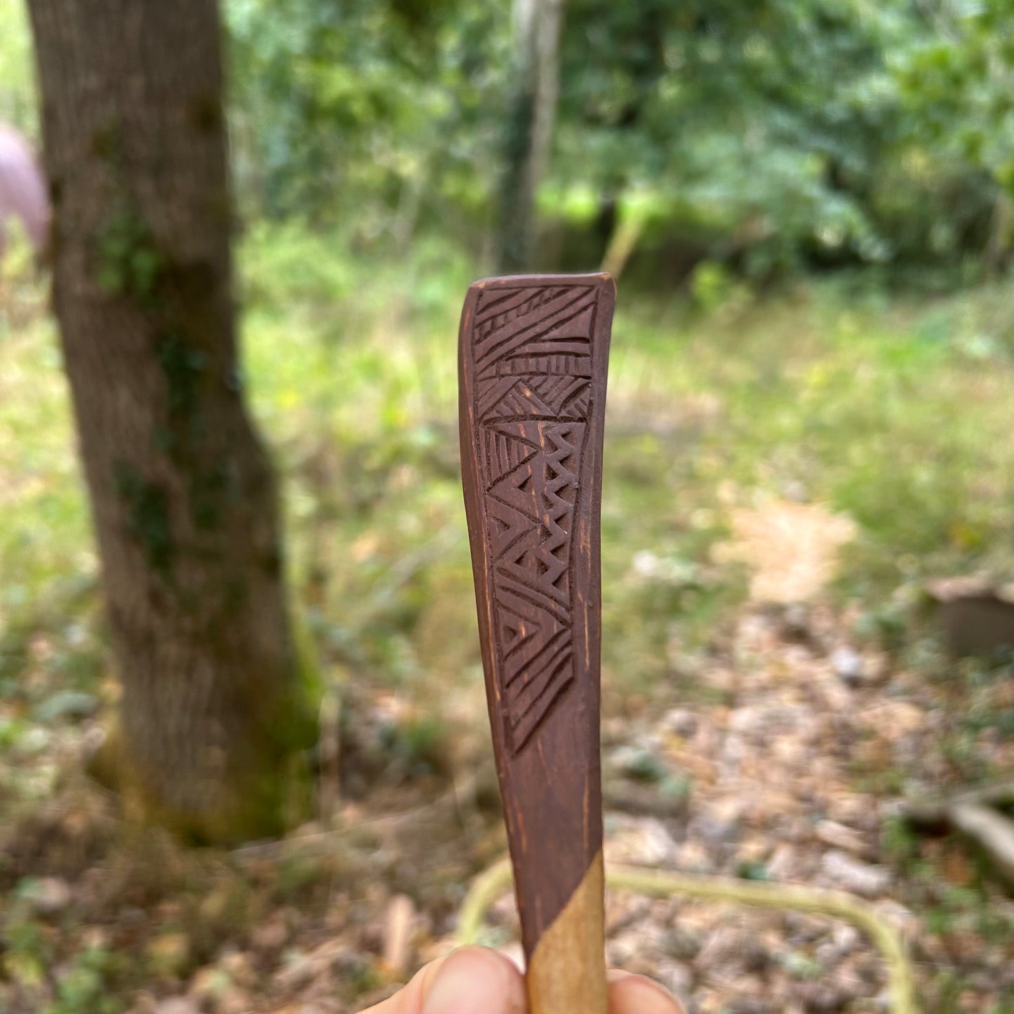~ Sharing ~ Serving Spoon ~ Cherry Wood