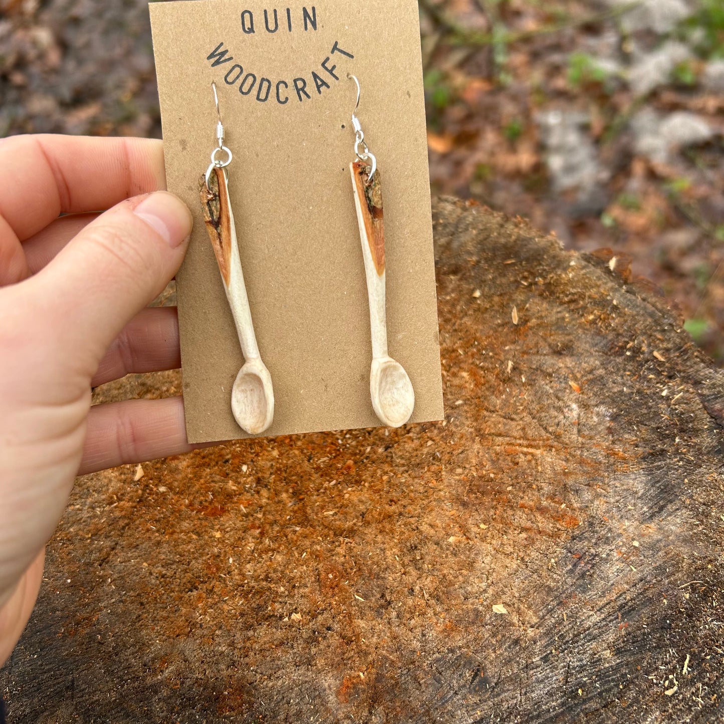 Tiny Spoon Earrings - Hazel