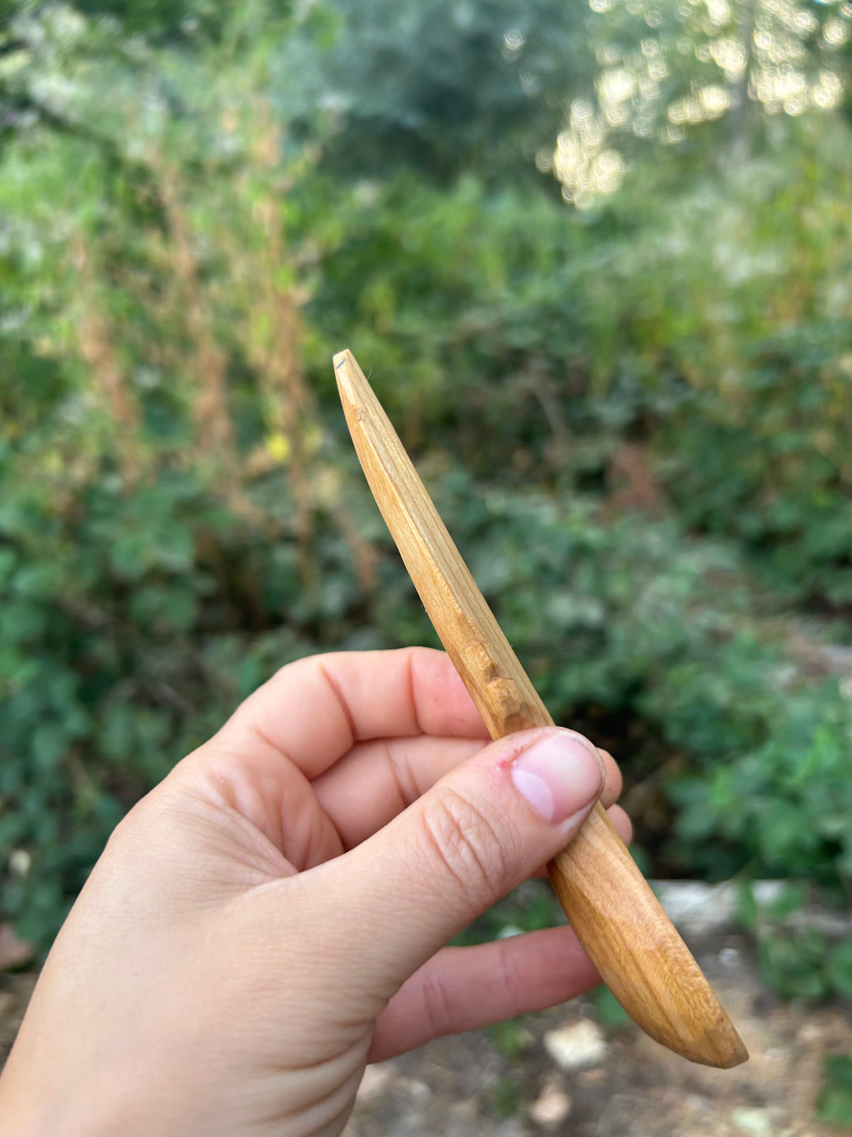 Flight ~ Feather Coffee Scoop ~ Cherry Wood