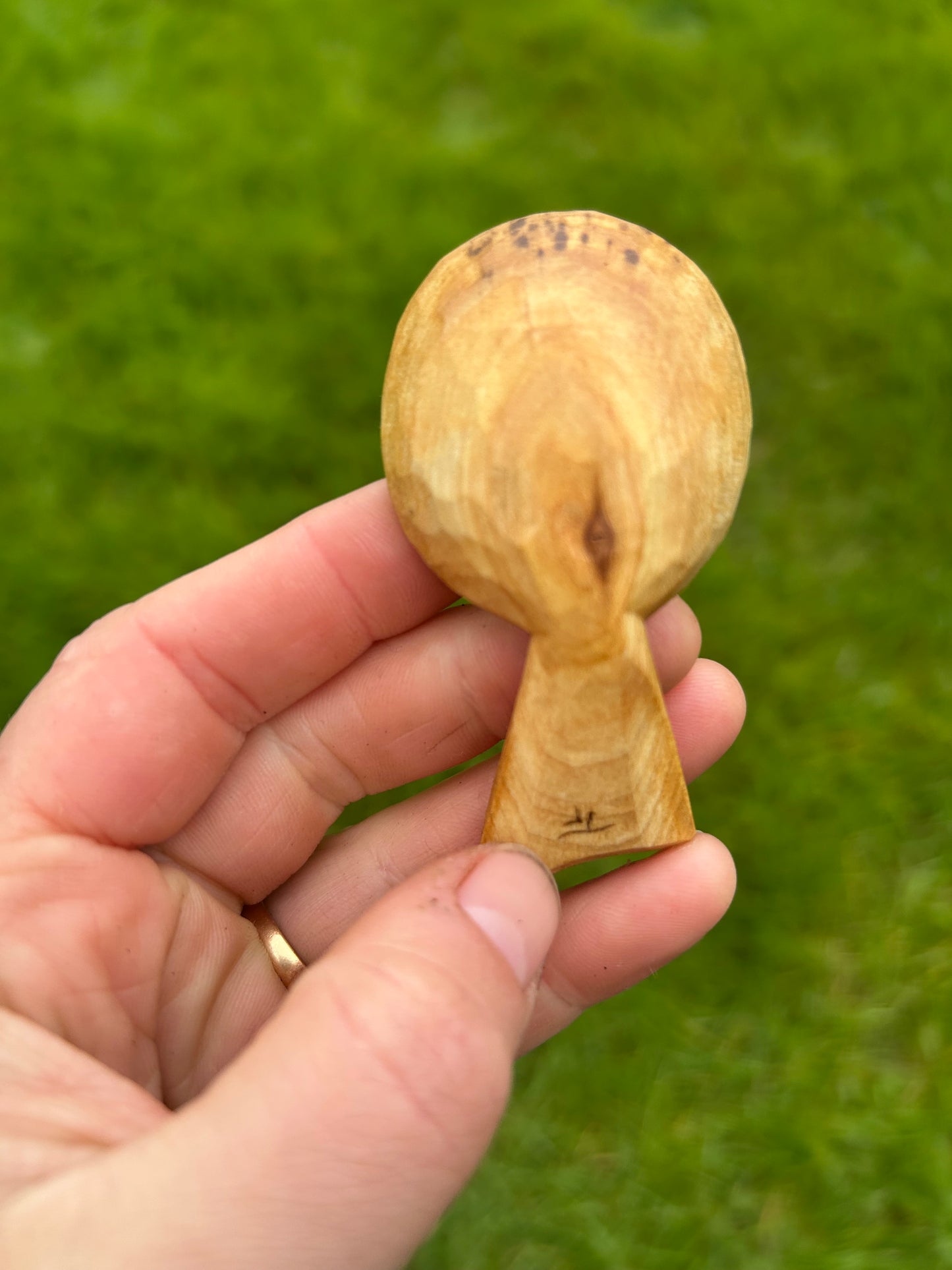 Moon and Sun ~ Set of Two Caddy Spoons