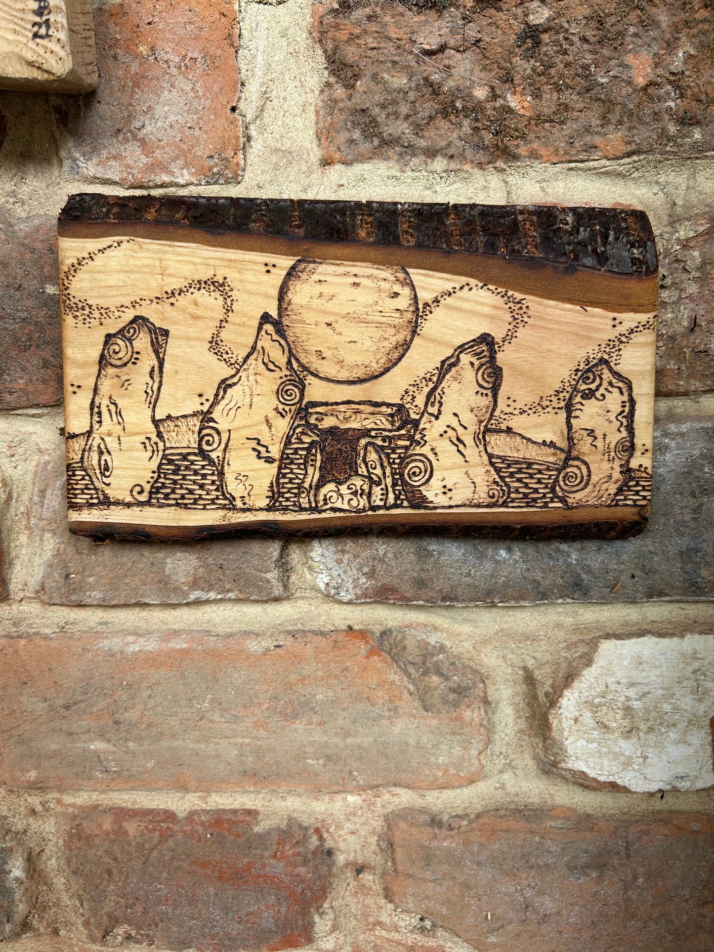 Wayland’s Smithy ~ Pyrography Wall Art