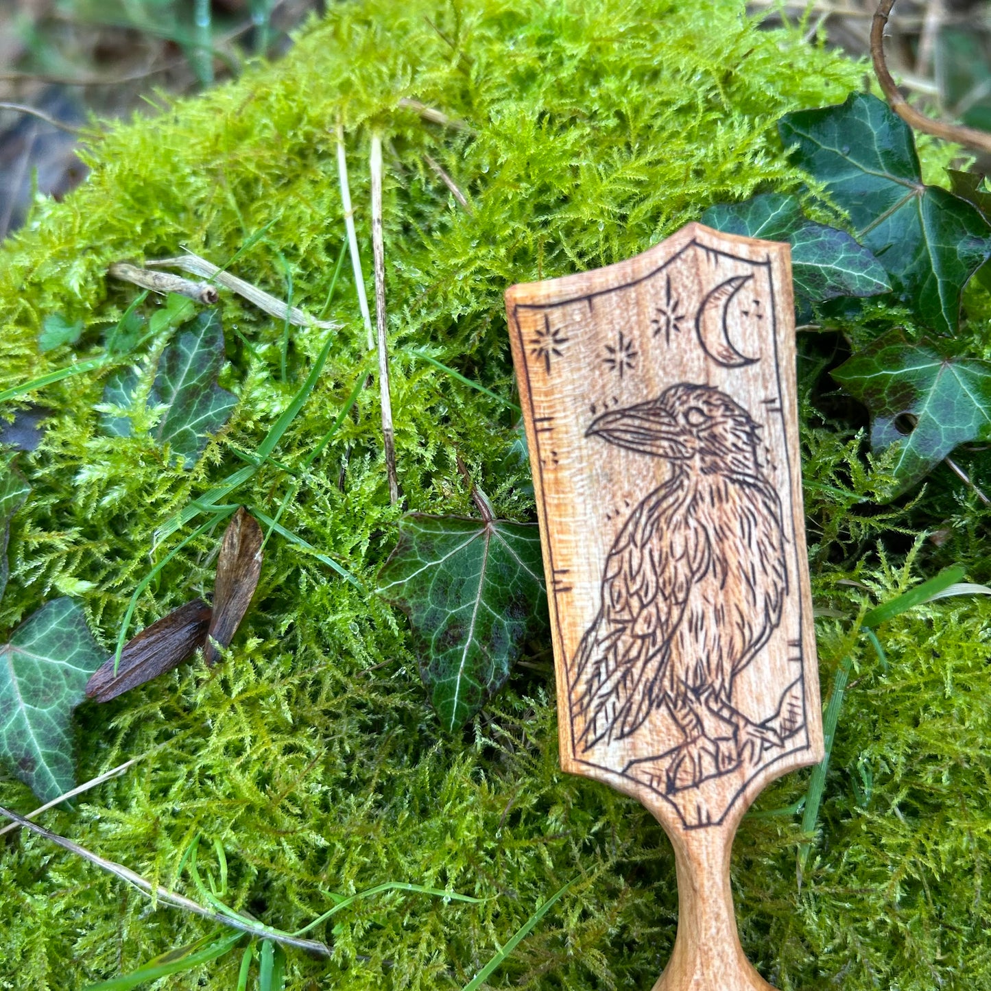 Raven Moon ~ Scoop ~ Cherry Wood