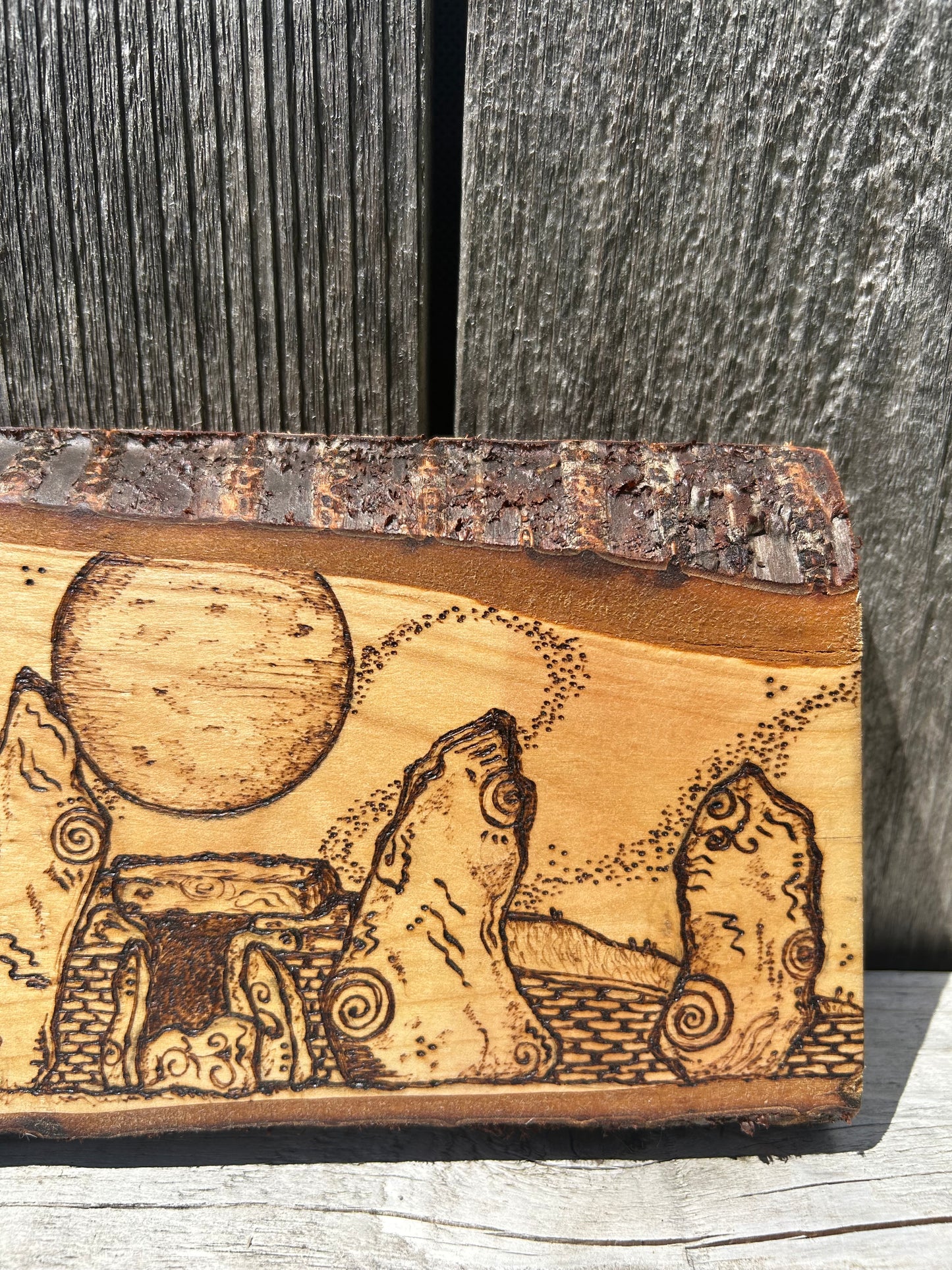 Wayland’s Smithy ~ Pyrography Wall Art