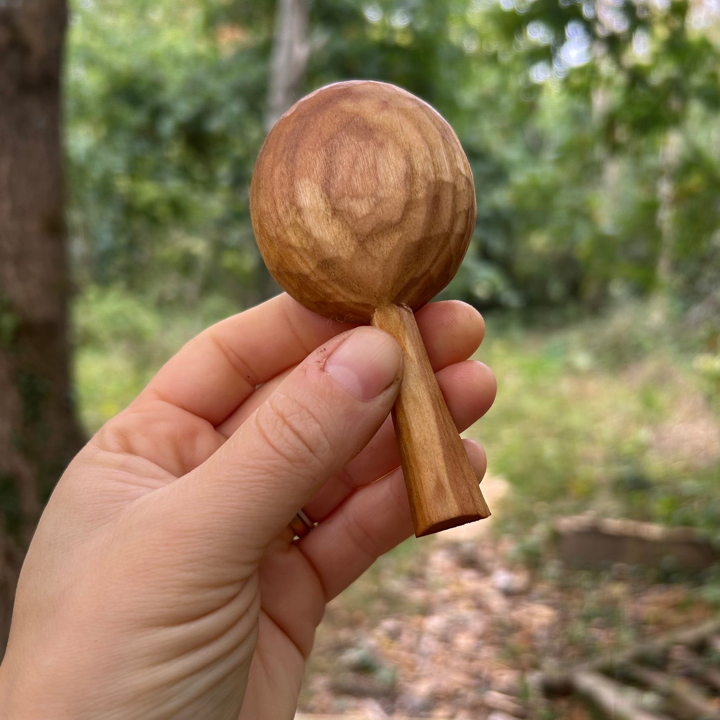 ~ Circles ~ Coffee Scoop ~ Cherry