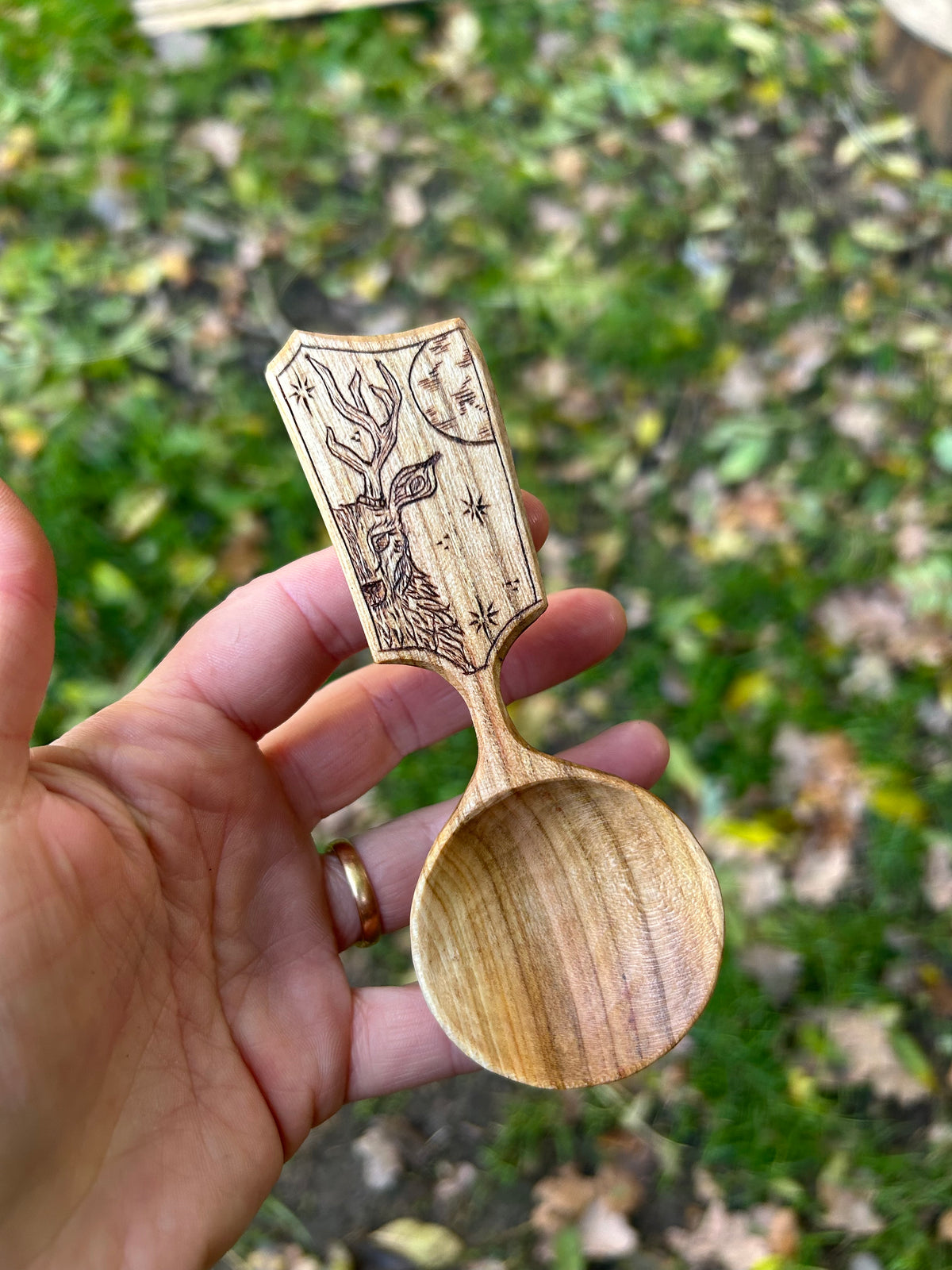 The Great Stag ~ Scoop ~ Cherry Wood