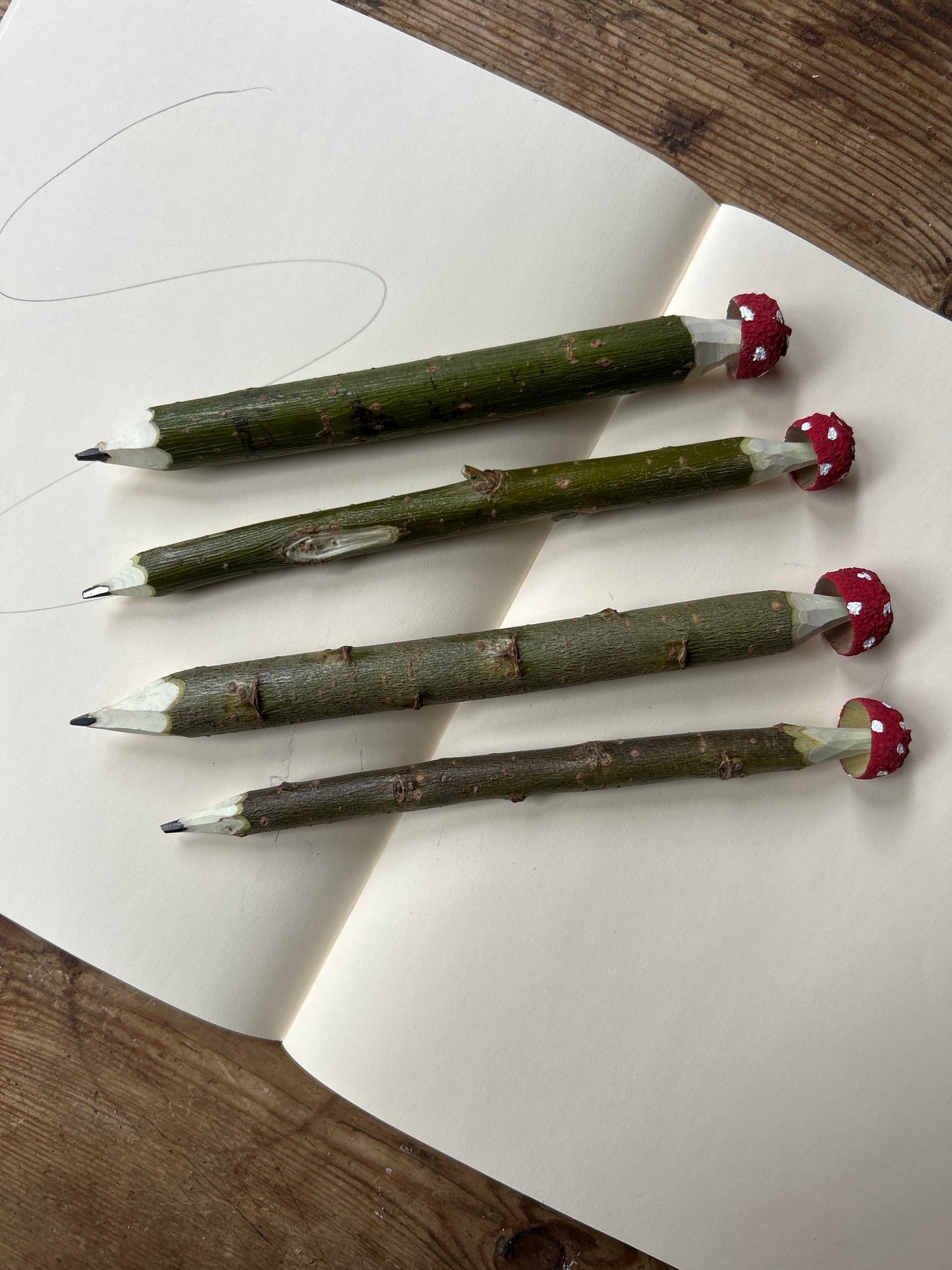 Magic Toadstool Pencils