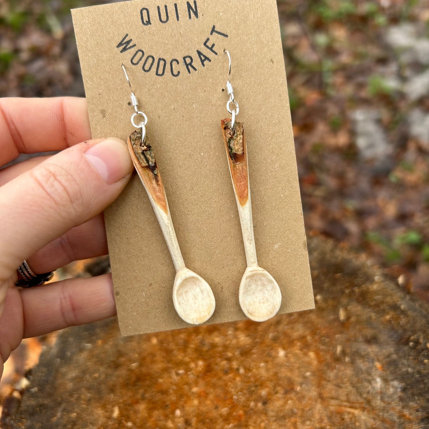 Tiny Spoon Earrings - Hazel