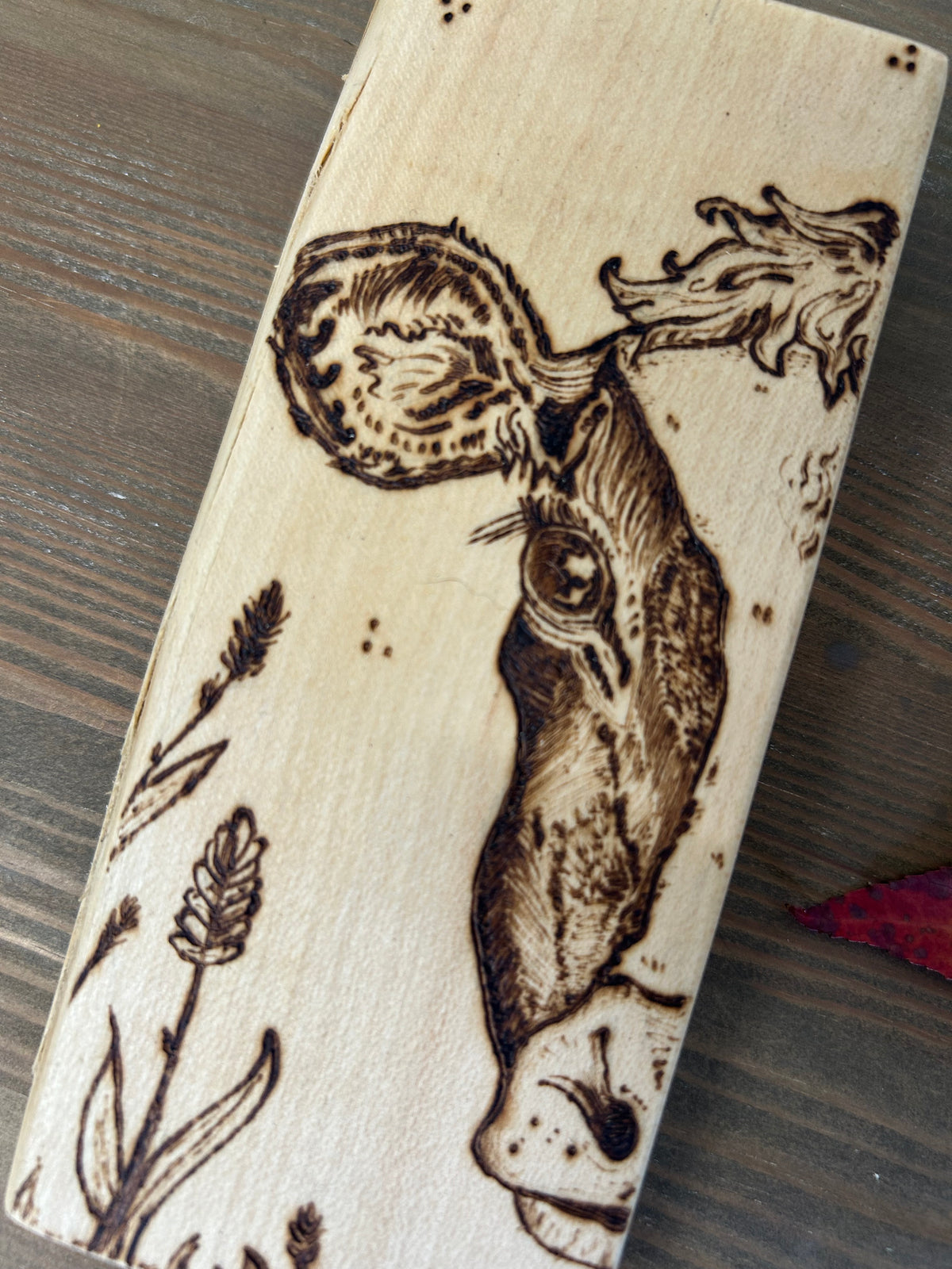 Dairy Cow ~ Mini Pyrography Artwork