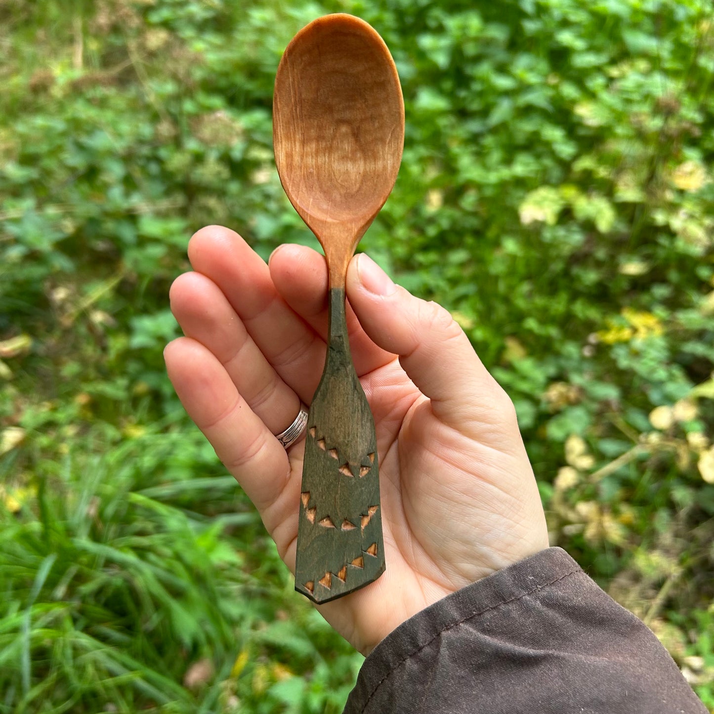 Zigzag ~ Lunchbox Spoon ~ Alder