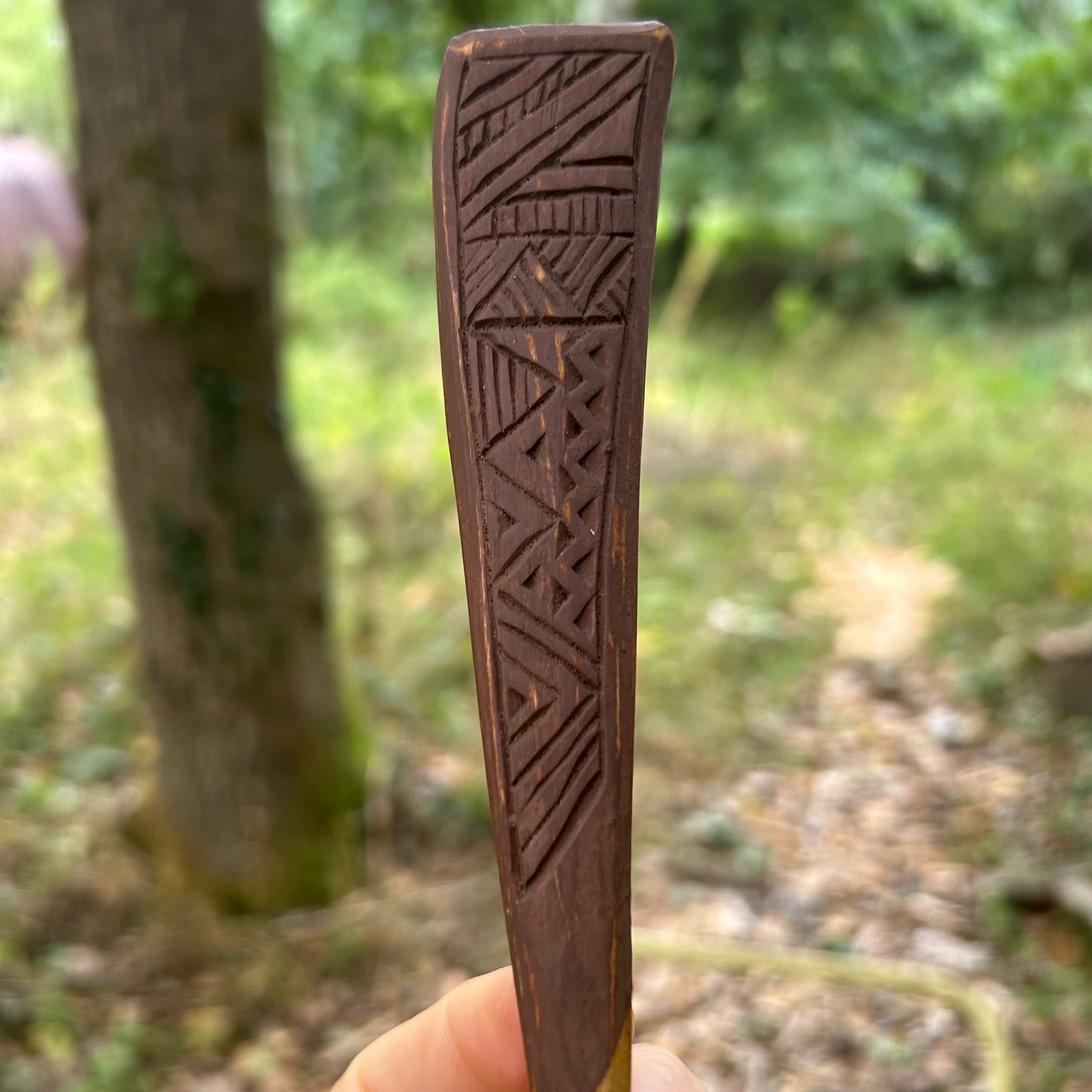 ~ Sharing ~ Serving Spoon ~ Cherry Wood