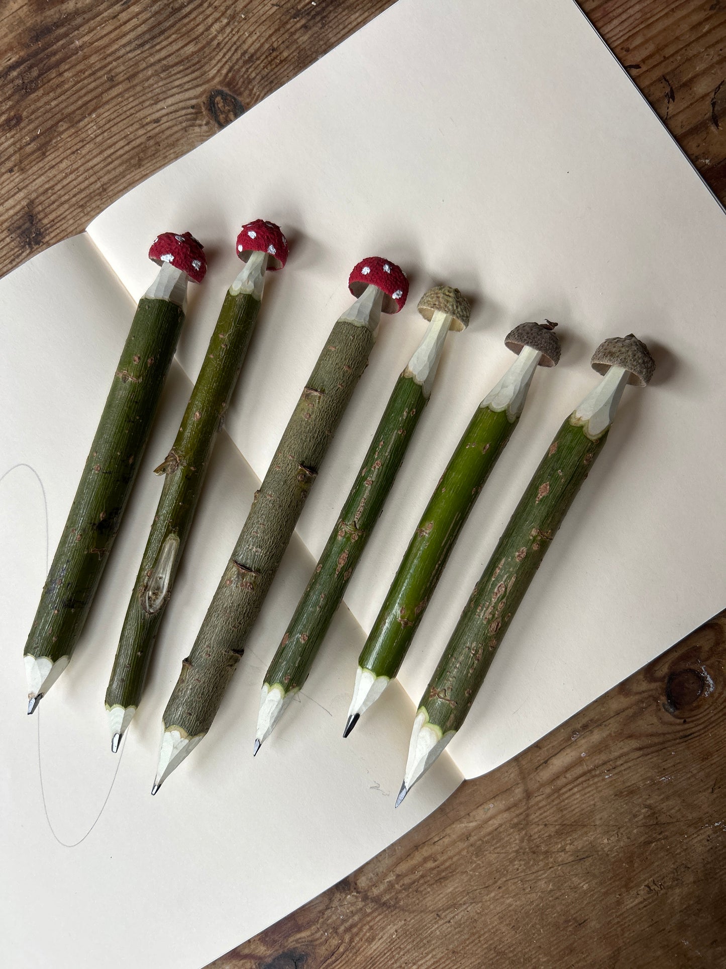 Magic Toadstool Pencils