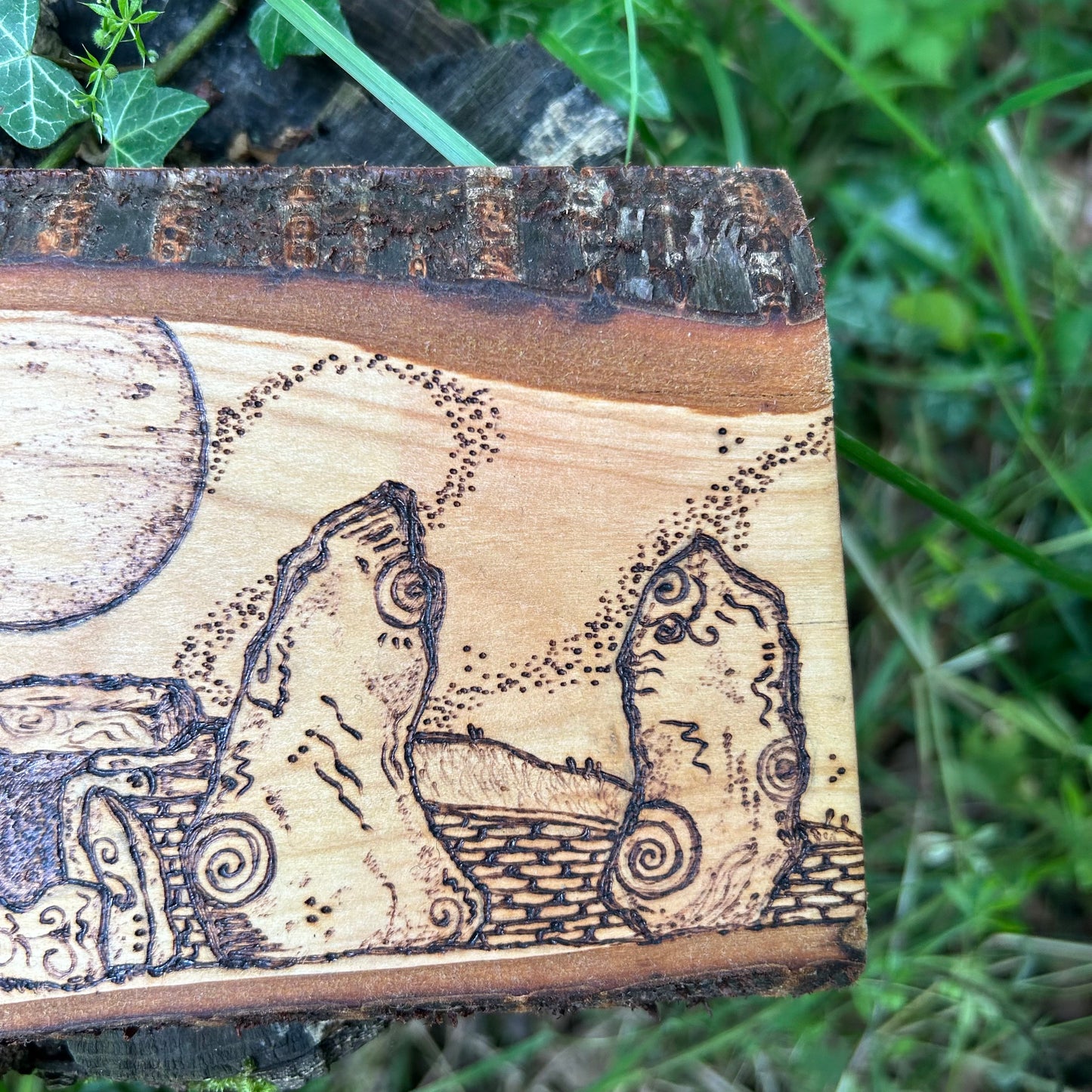 Wayland’s Smithy ~ Pyrography Wall Art