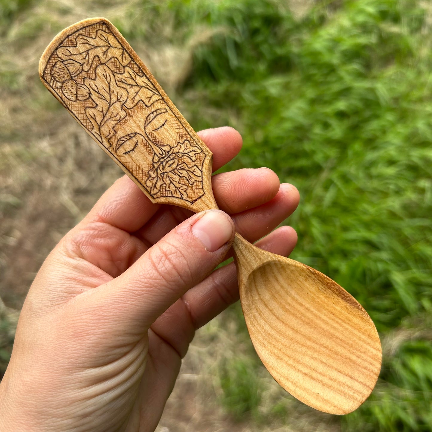A Sleepy Woodland Sprite ~ Cherry Wood ~ Eating Spoon