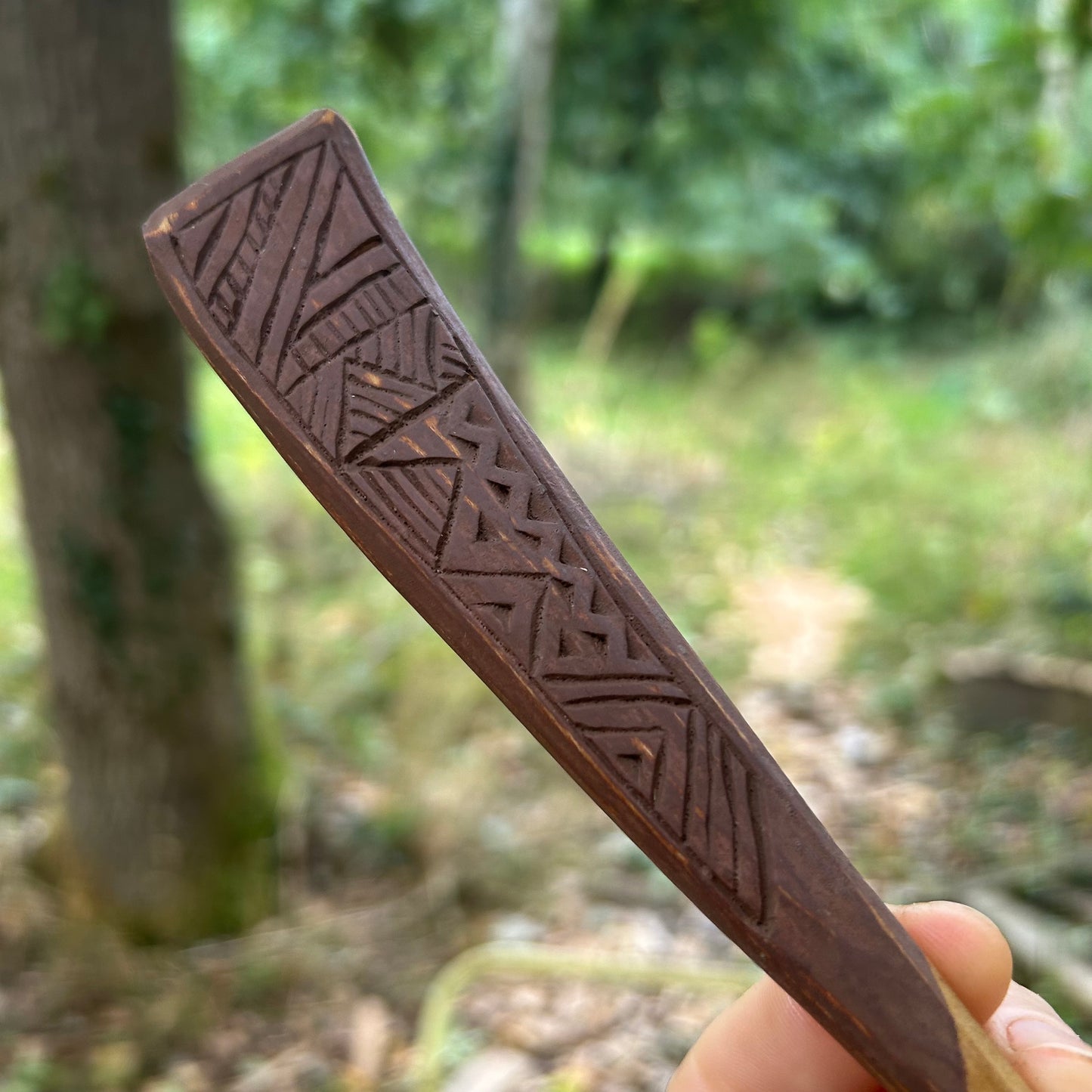 ~ Sharing ~ Serving Spoon ~ Cherry Wood