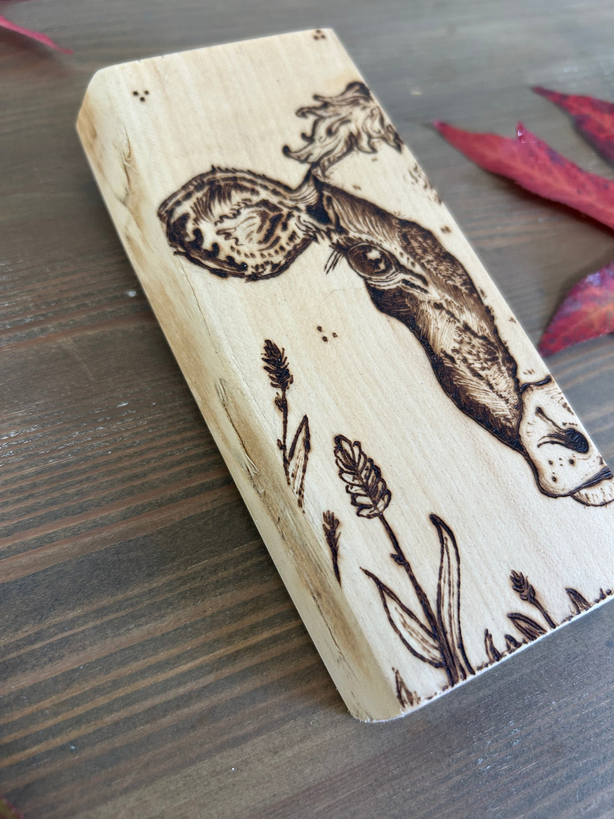 Dairy Cow ~ Mini Pyrography Artwork