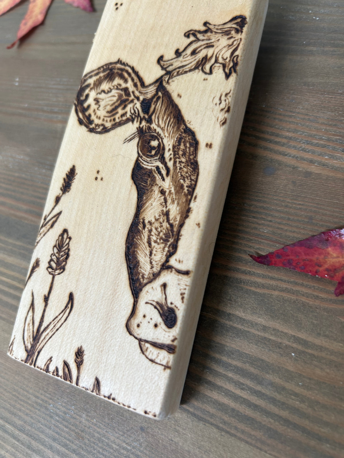 Dairy Cow ~ Mini Pyrography Artwork