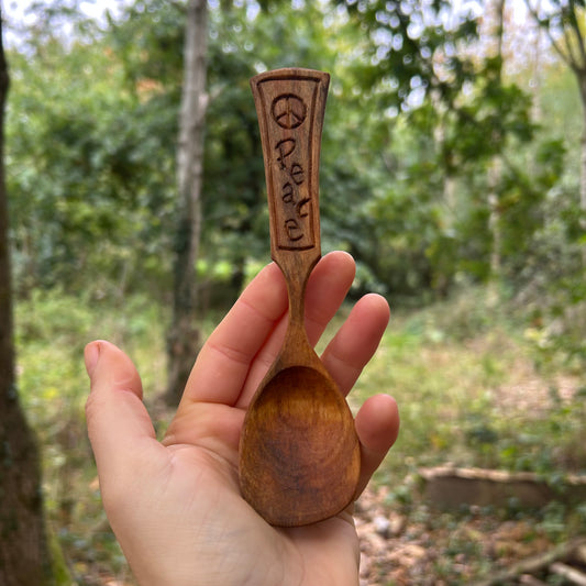 ~ Peace ~ Eating Spoon ~ Cherry