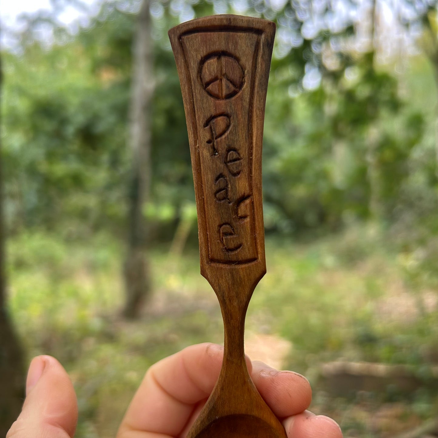 ~ Peace ~ Eating Spoon ~ Cherry