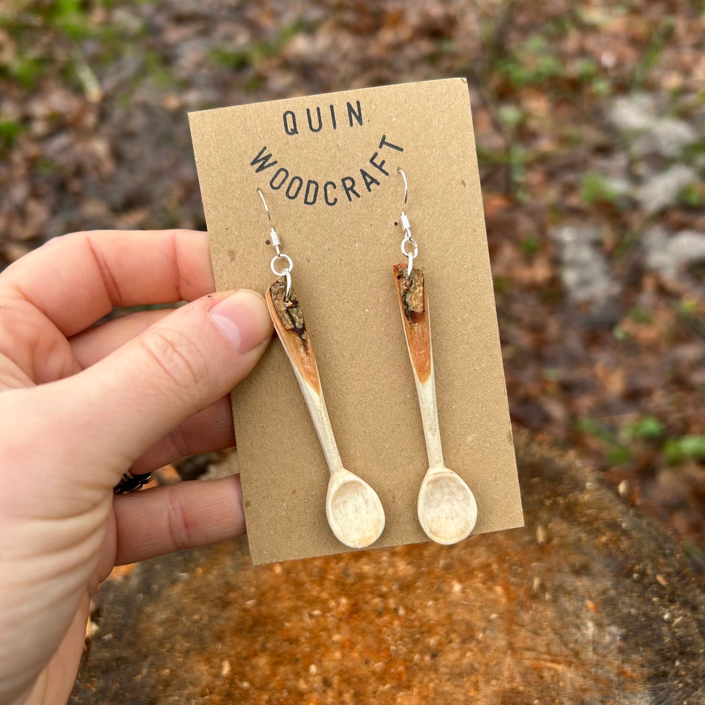 Tiny Spoon Earrings - Hazel