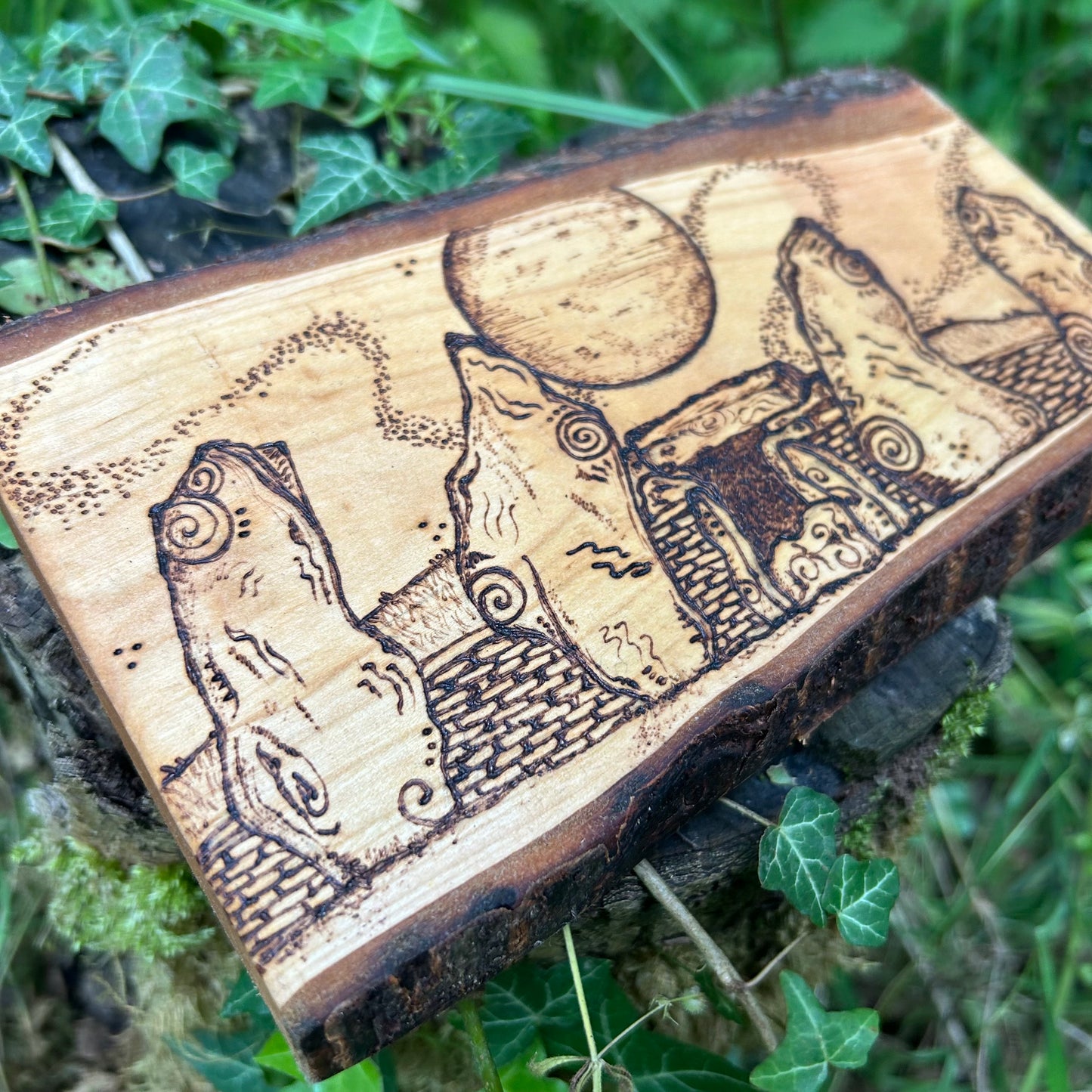 Wayland’s Smithy ~ Pyrography Wall Art