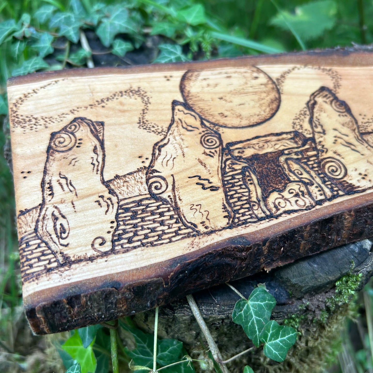 Wayland’s Smithy ~ Pyrography Wall Art