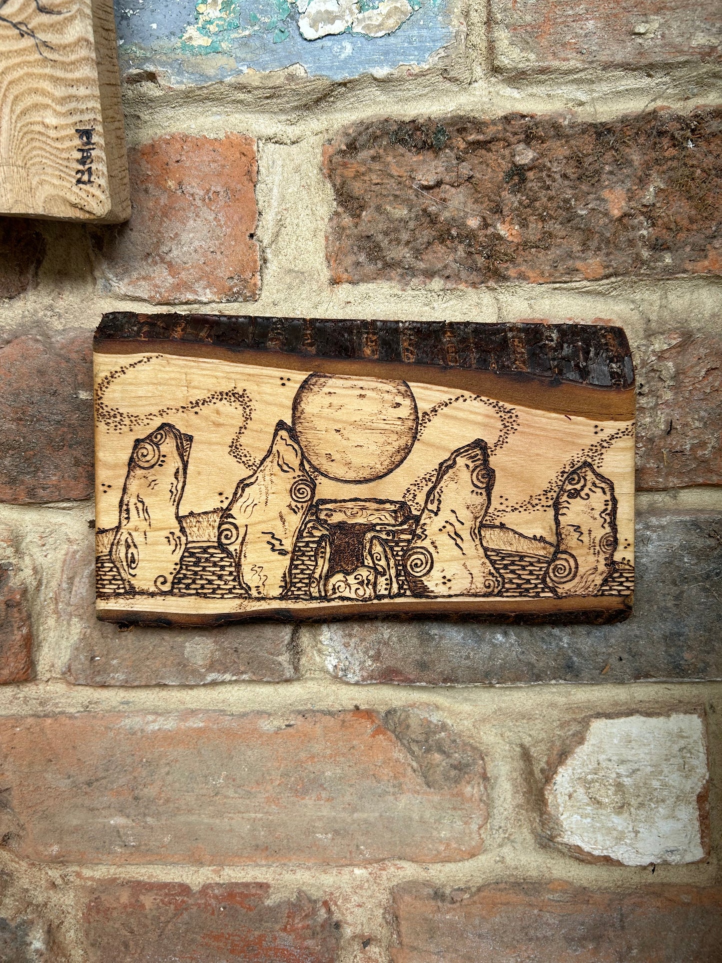 Wayland’s Smithy ~ Pyrography Wall Art