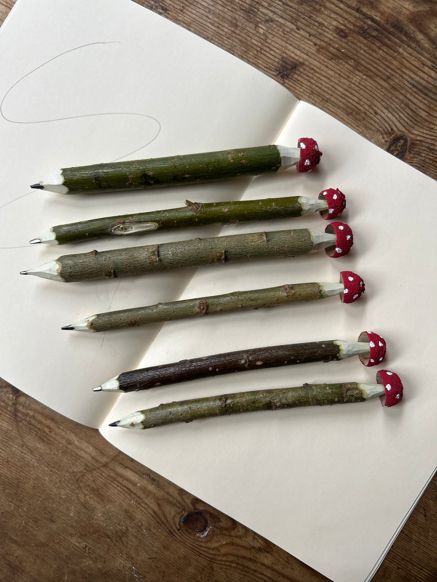 Magic Toadstool Pencils