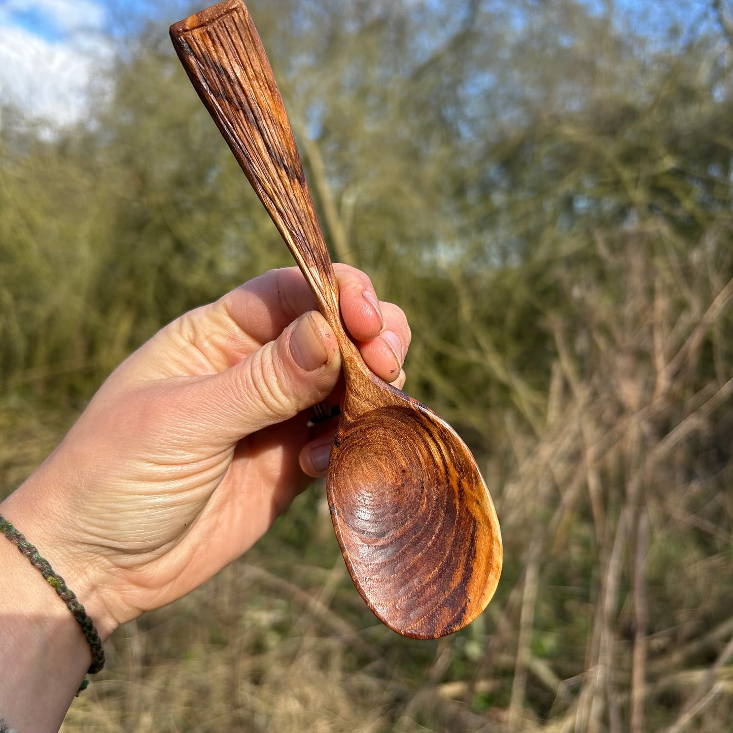 TEXTURE ~ English Elm ~ Eating Spoon